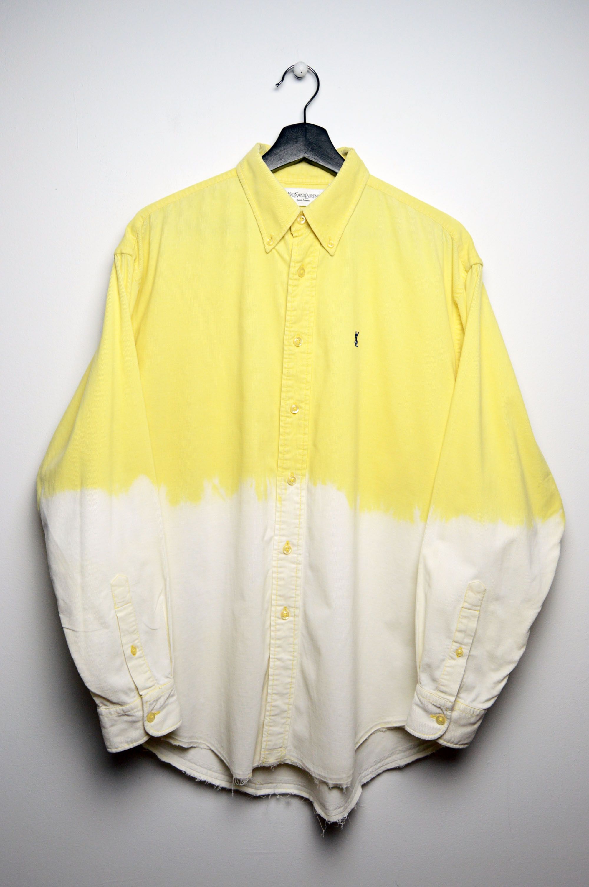 Vintage ysl shirt 1/1 microcord vintage Size US L / EU 52-54 / 3 - 3 Thumbnail