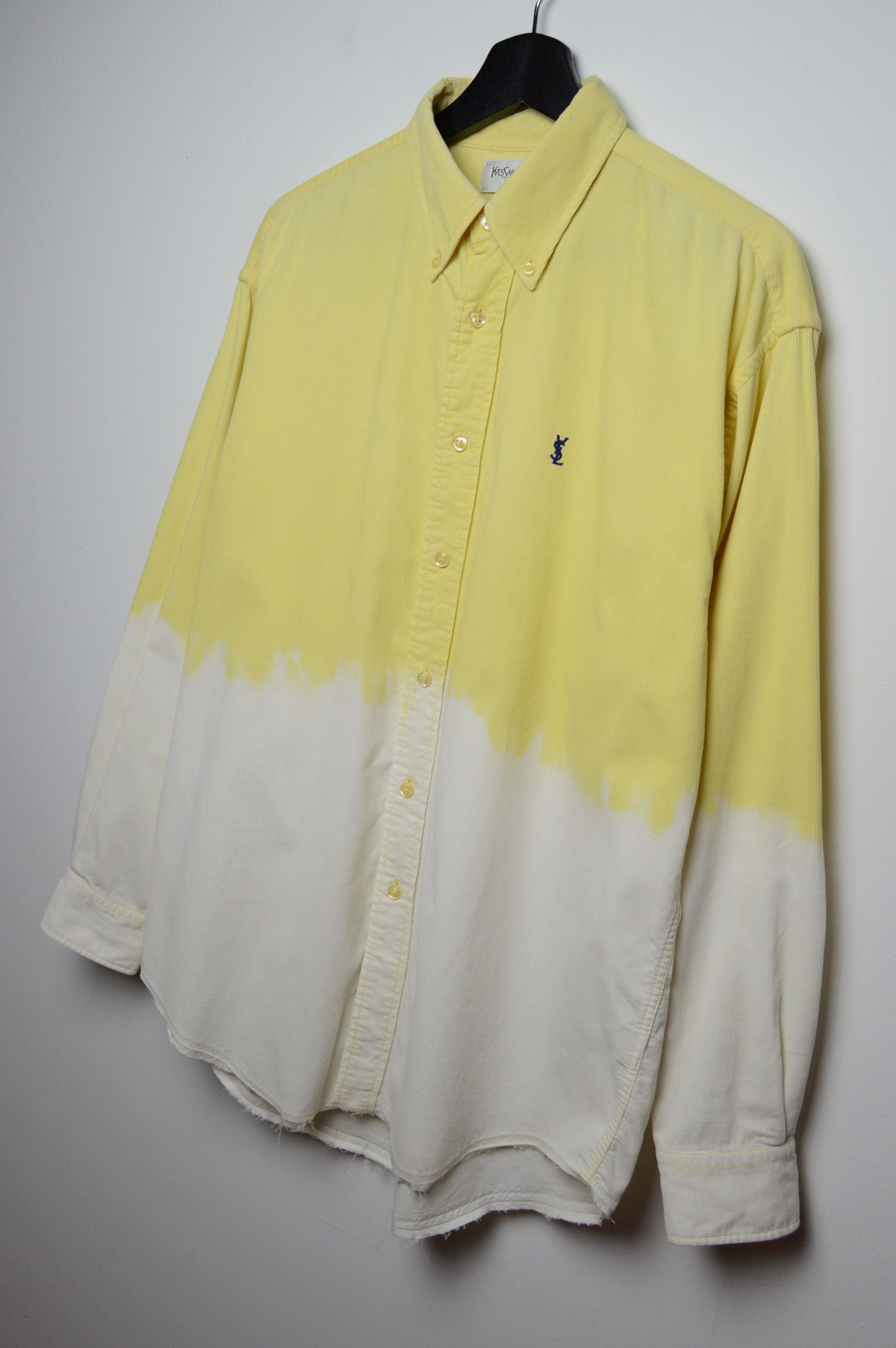 Vintage ysl shirt 1/1 microcord vintage Size US L / EU 52-54 / 3 - 9 Thumbnail