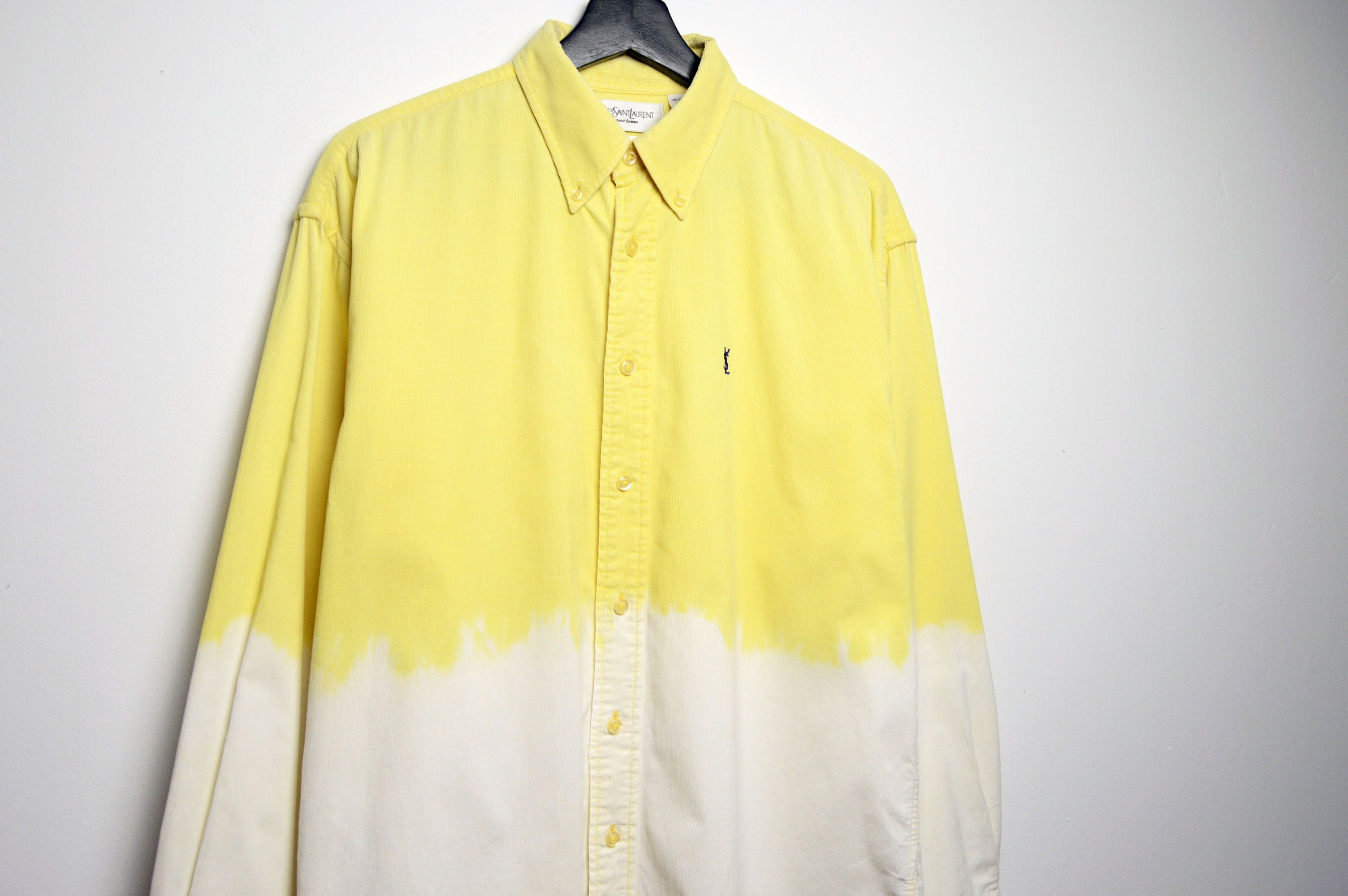 Vintage ysl shirt 1/1 microcord vintage Size US L / EU 52-54 / 3 - 2 Thumbnail