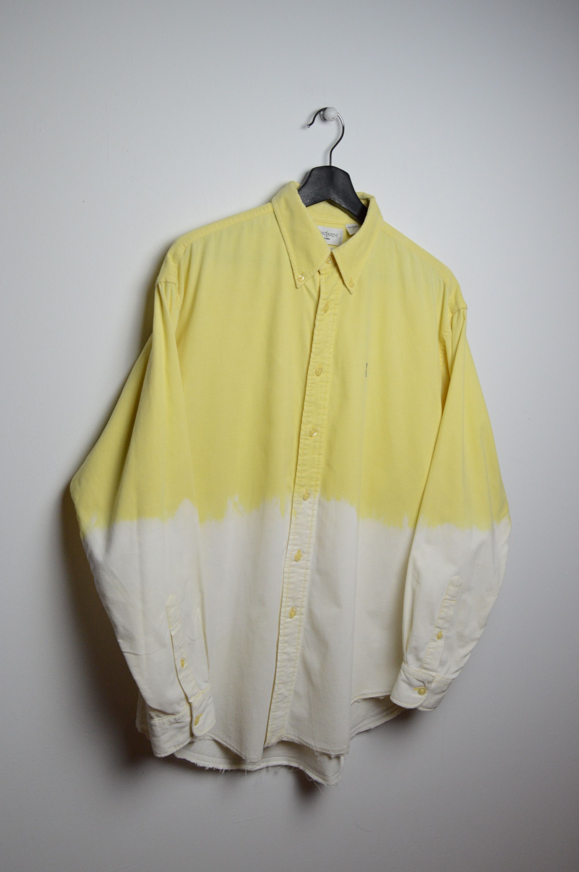 Vintage ysl shirt 1/1 microcord vintage Size US L / EU 52-54 / 3 - 10 Thumbnail