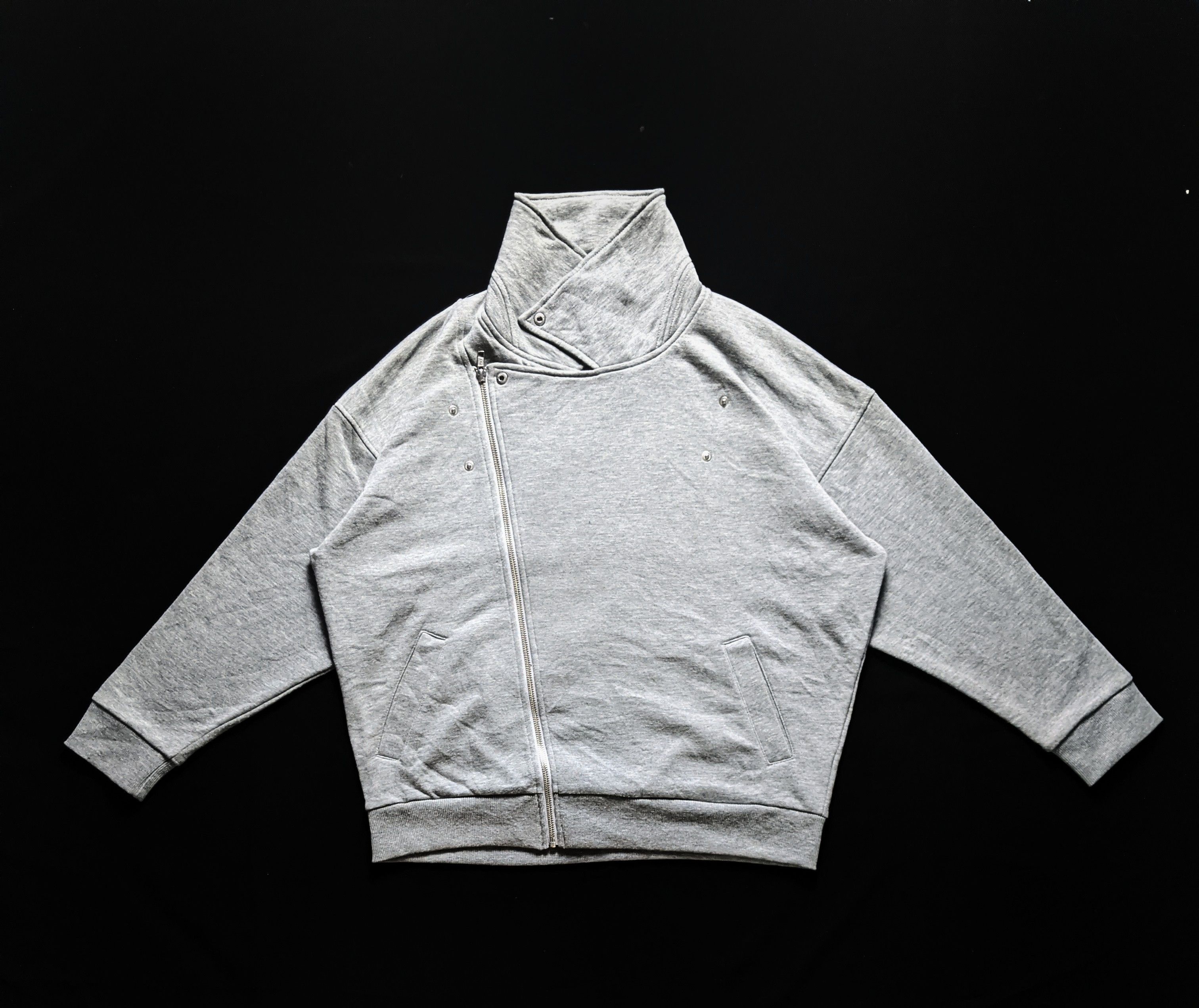 Japanese Brand Rodeo Crown Big Spellout Logo Asymetrical Zipper Jacket Size US M / EU 48-50 / 2 - 1 Thumbnail