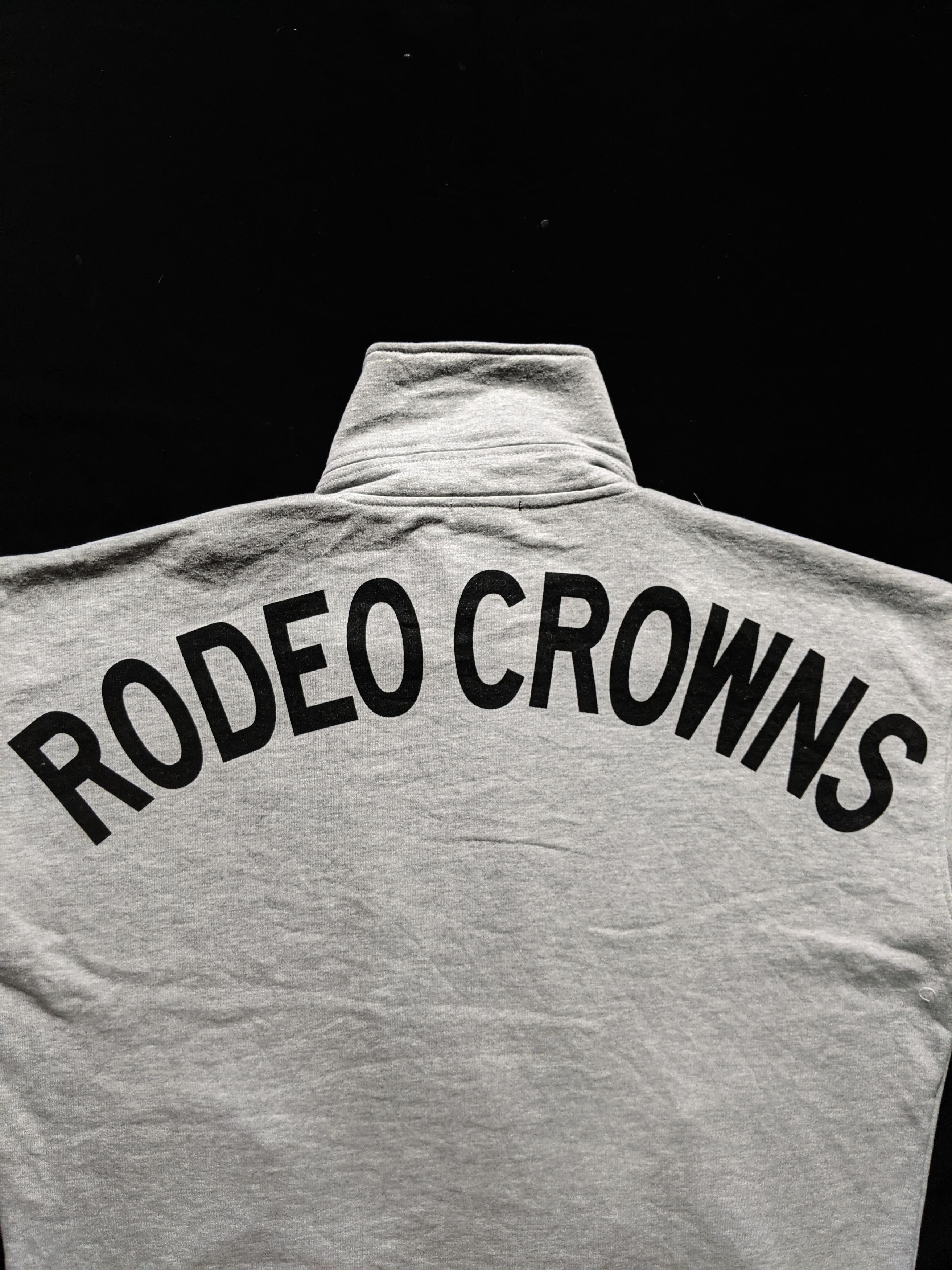 Japanese Brand Rodeo Crown Big Spellout Logo Asymetrical Zipper Jacket Size US M / EU 48-50 / 2 - 4 Thumbnail