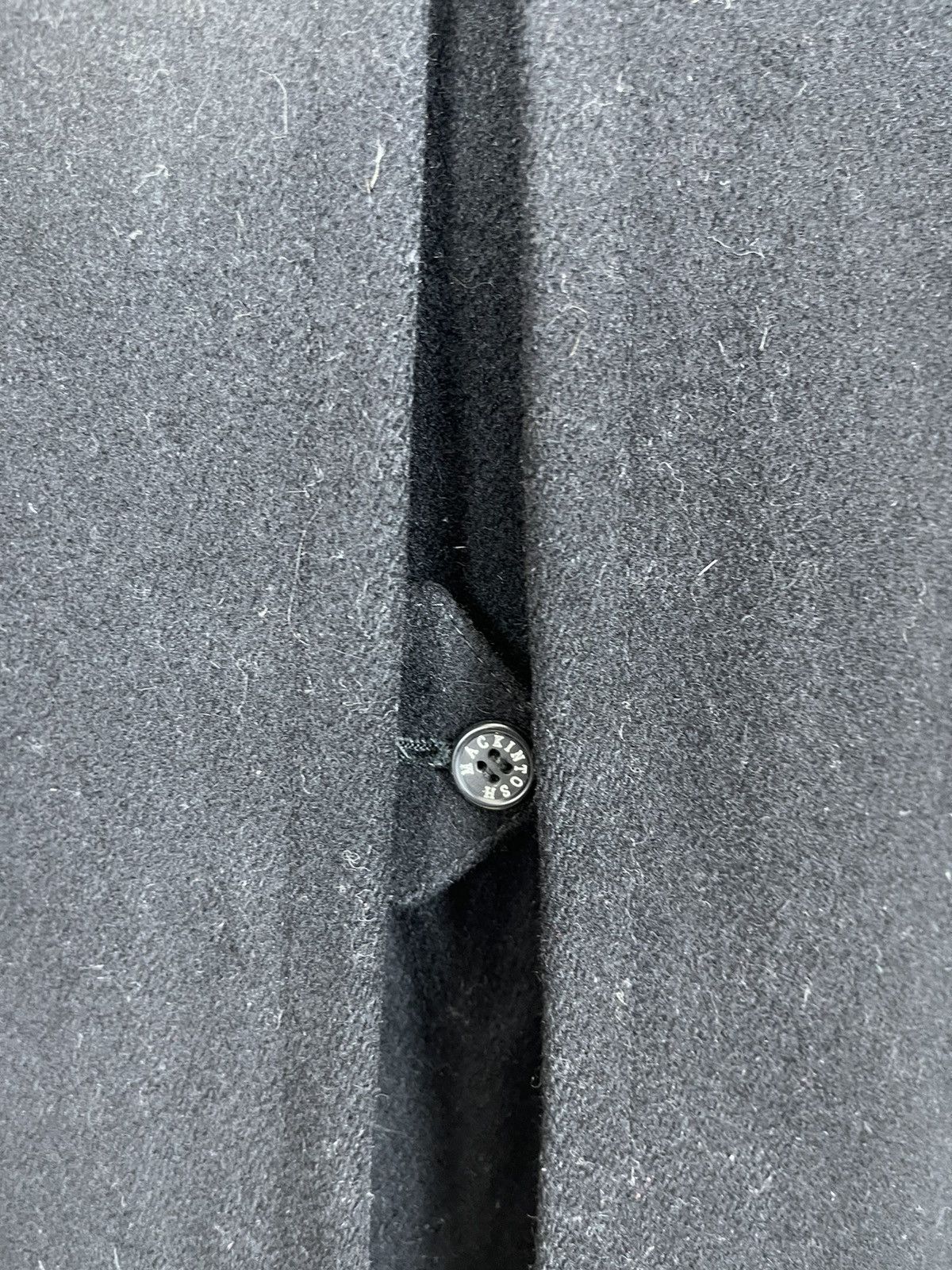 Mackintosh VINTAGE BLACK WOOL MACKINTOSH POCKET SCOTLAND Size US S / EU 44-46 / 1 - 7 Thumbnail