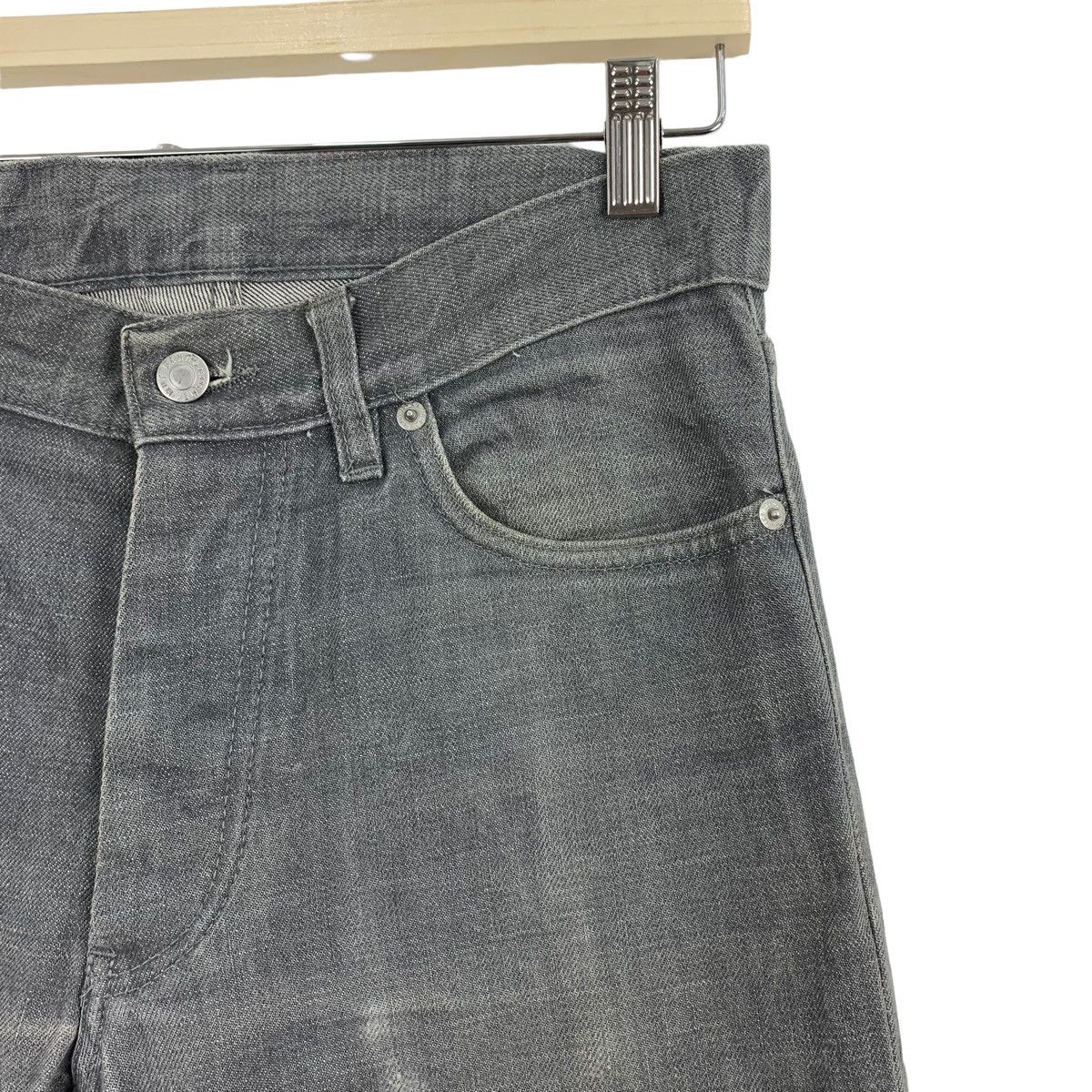 Helmut Lang × Japanese Brand HELMUT LANG Classic raw denim classic cut grey denim Size US 30 / EU 46 - 4 Thumbnail