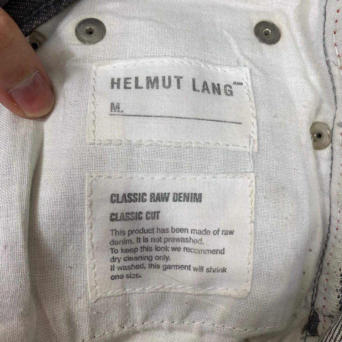 Helmut Lang × Japanese Brand HELMUT LANG Classic raw denim classic cut grey denim Size US 30 / EU 46 - 18 Thumbnail