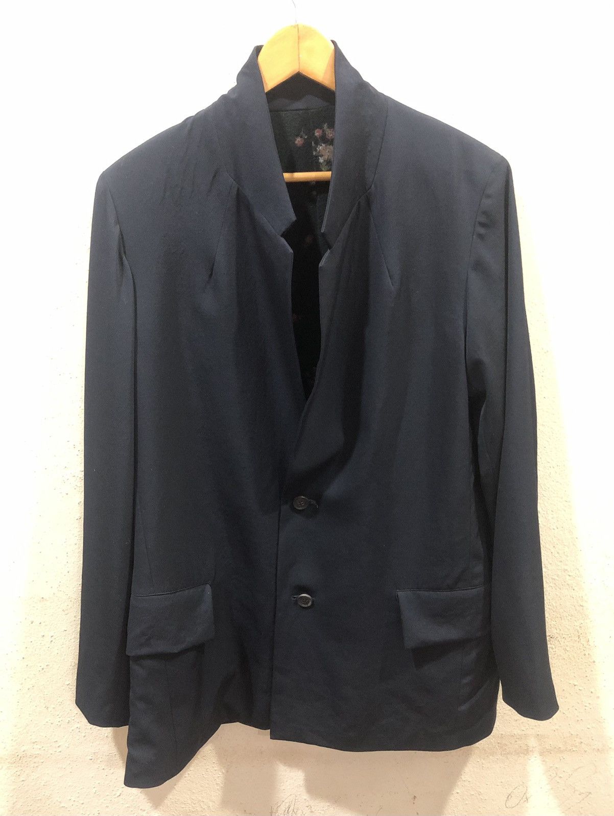 Yohji Yamamoto Y’s Wool Reversible Floral Jacket