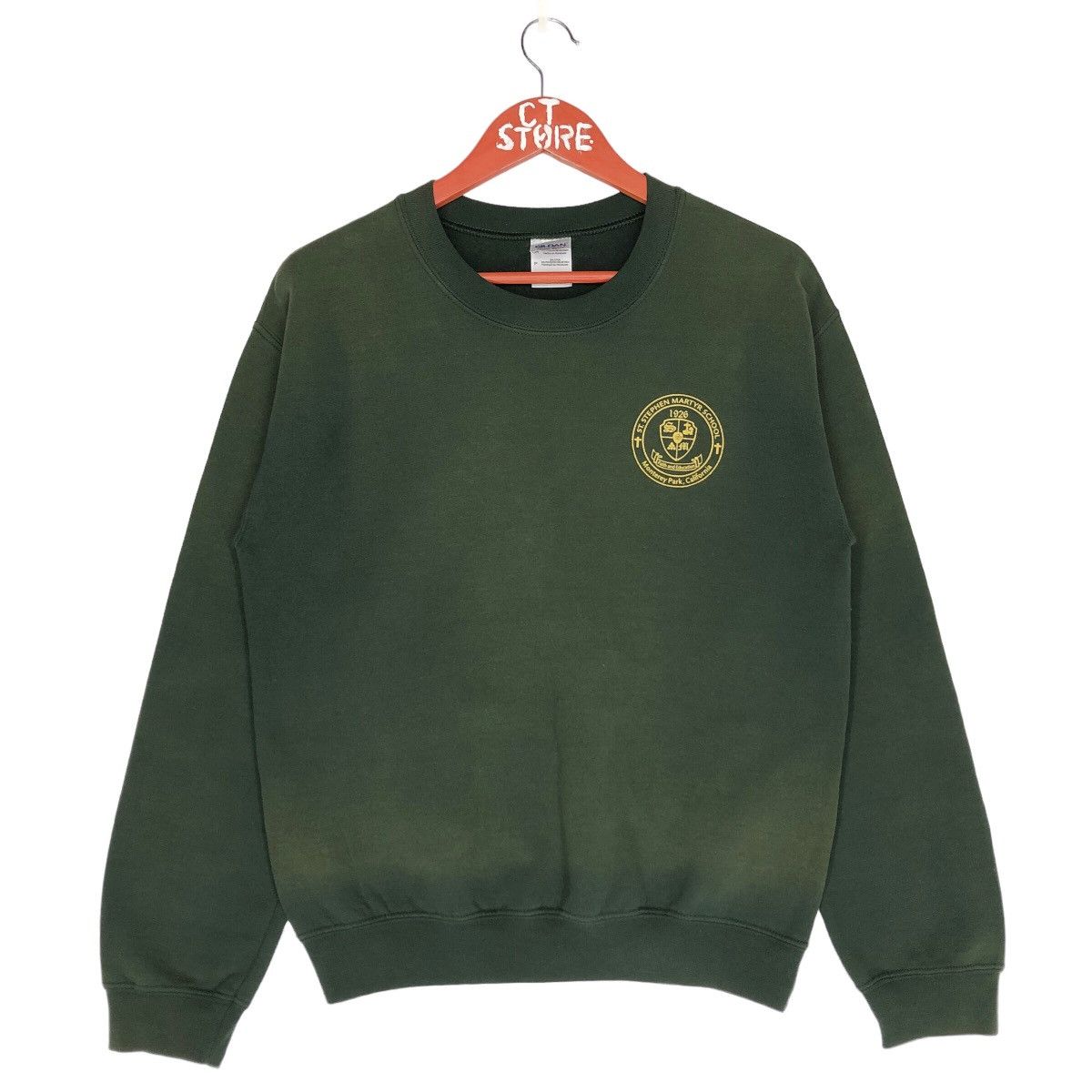 Stephen Martyr Monterey Park Sweatshirt Crew Neck Size S