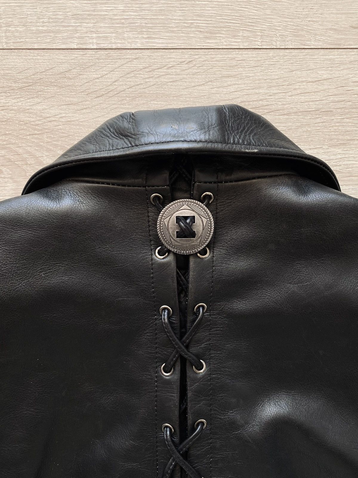 Balenciaga RARE SS19 Balenciaga runway fringe leather biker jacket Size US S / EU 44-46 / 1 - 19 Thumbnail