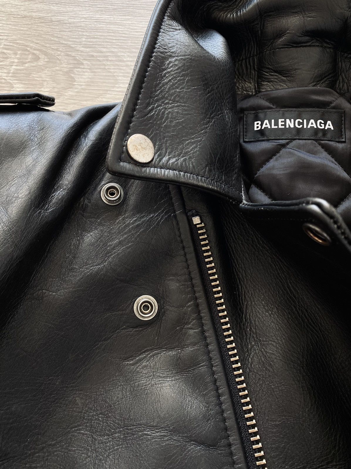Balenciaga RARE SS19 Balenciaga runway fringe leather biker jacket Size US S / EU 44-46 / 1 - 7 Thumbnail