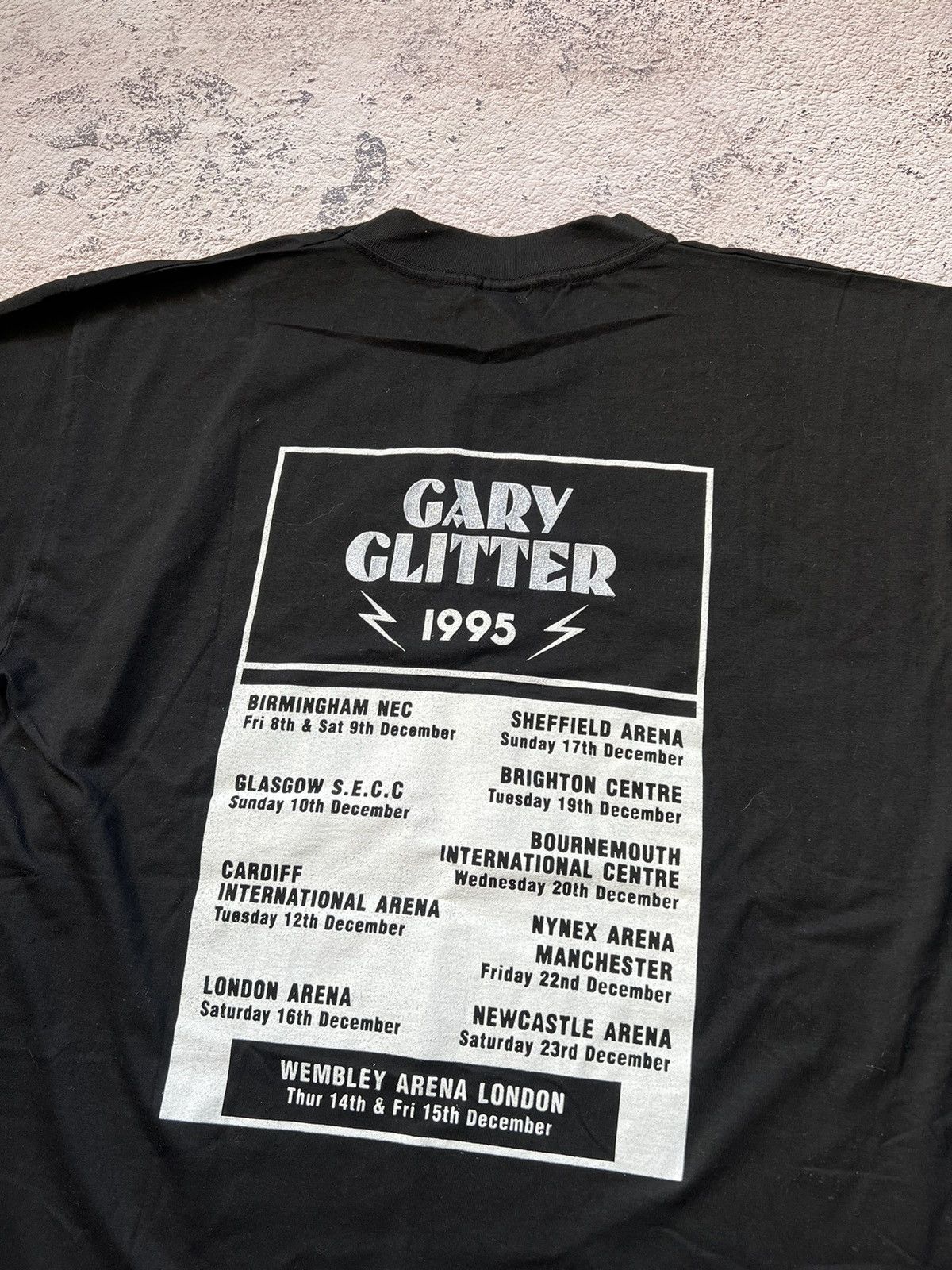 Band Tees × Vintage 1995 Garry Glitter Vintage Tee Size US L / EU 52-54 / 3 - 5 Thumbnail