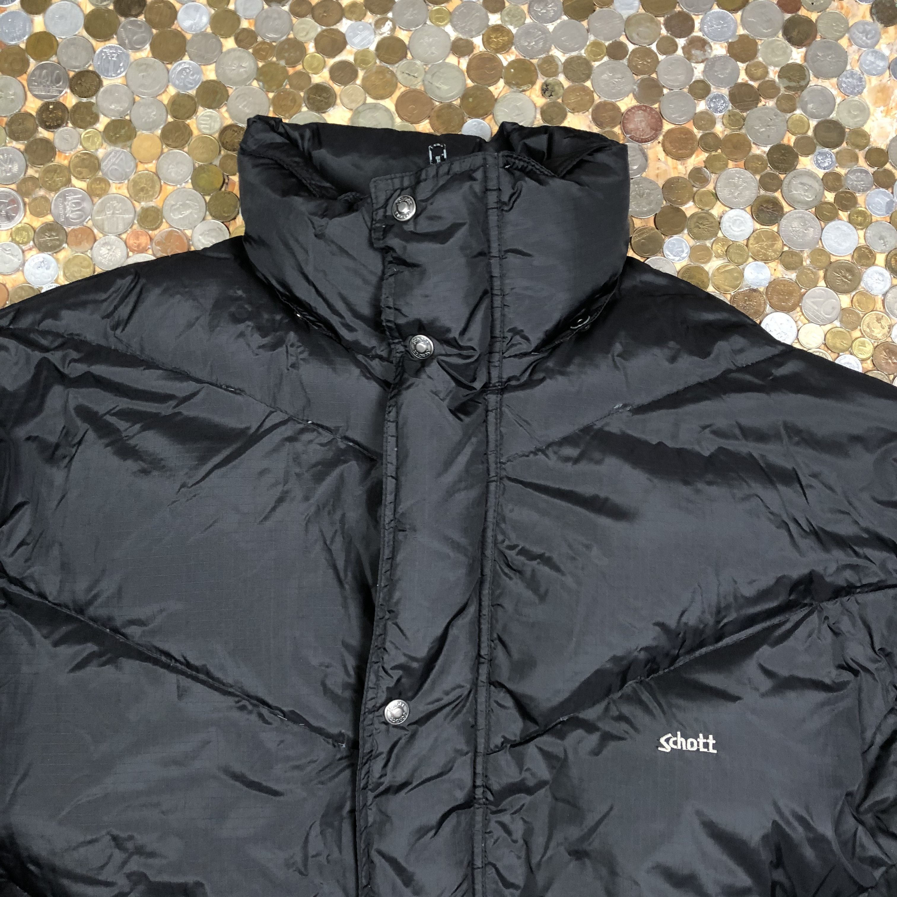Schott × Vintage DOwn By Schott NYC Puffer jacket 90's Size US XL / EU 56 / 4 - 3 Thumbnail