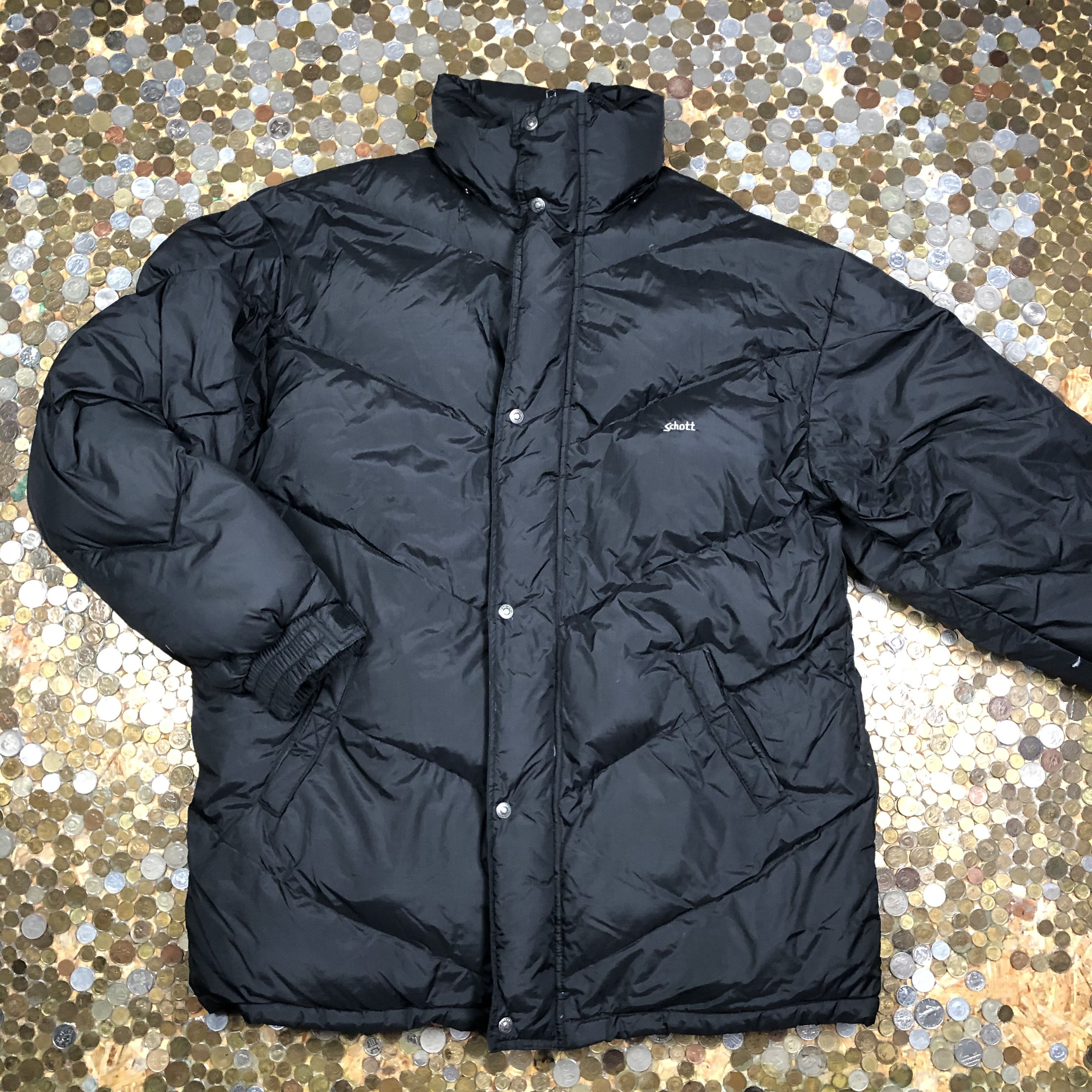 Schott × Vintage DOwn By Schott NYC Puffer jacket 90's Size US XL / EU 56 / 4 - 2 Thumbnail