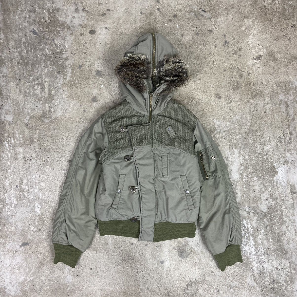 Diesel 90s DIESEL ARCHIVE MULTIPOCKET BONDAGE BOMBER JACKET № 2015 Size US S / EU 44-46 / 1 - 2 Thumbnail