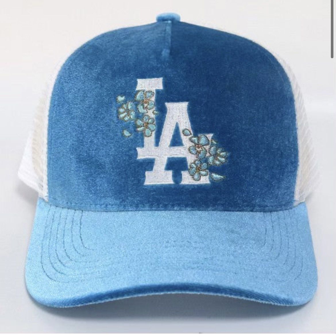 Blue Velvet Trucker Hat LA