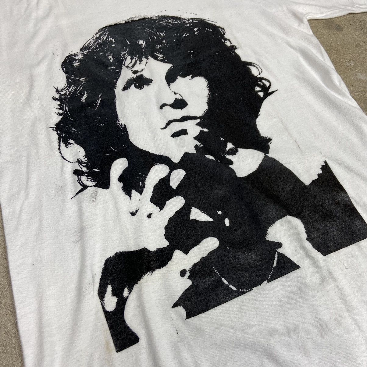 Band Tees 1980s SINGLE STITCH JIM MORRISON HANDS ARCHIVE TEE Size US L / EU 52-54 / 3 - 2 Thumbnail