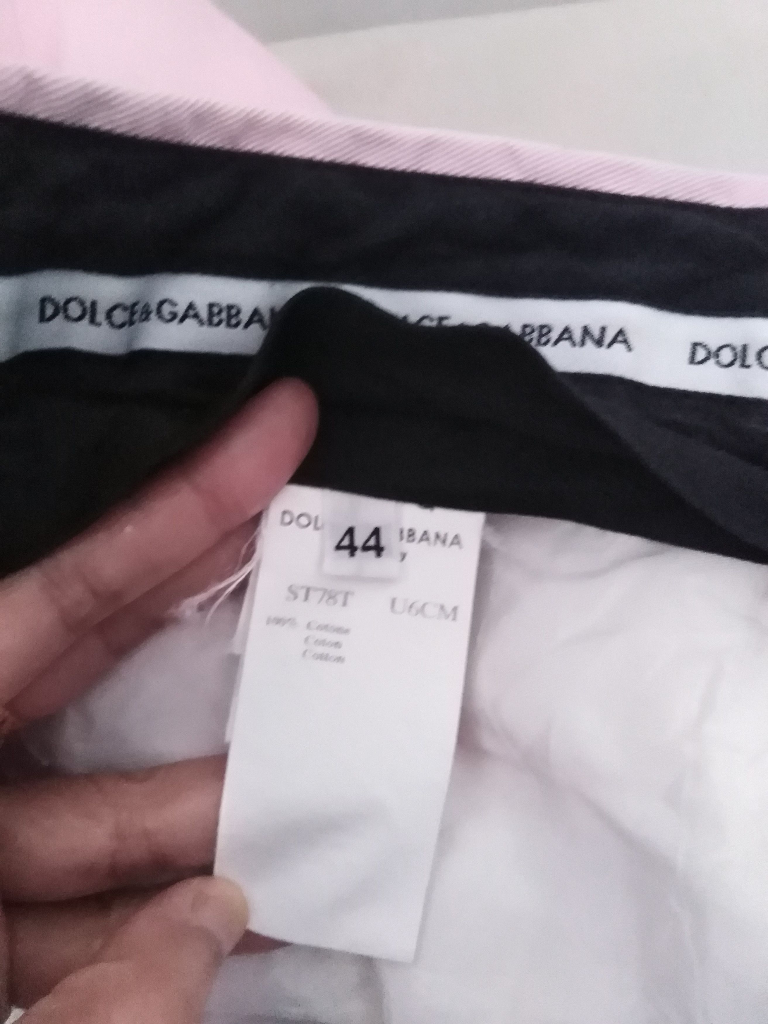 Dolce & Gabbana Dolce And Gabbana Pink Slack Pant Size US 31 - 9 Thumbnail