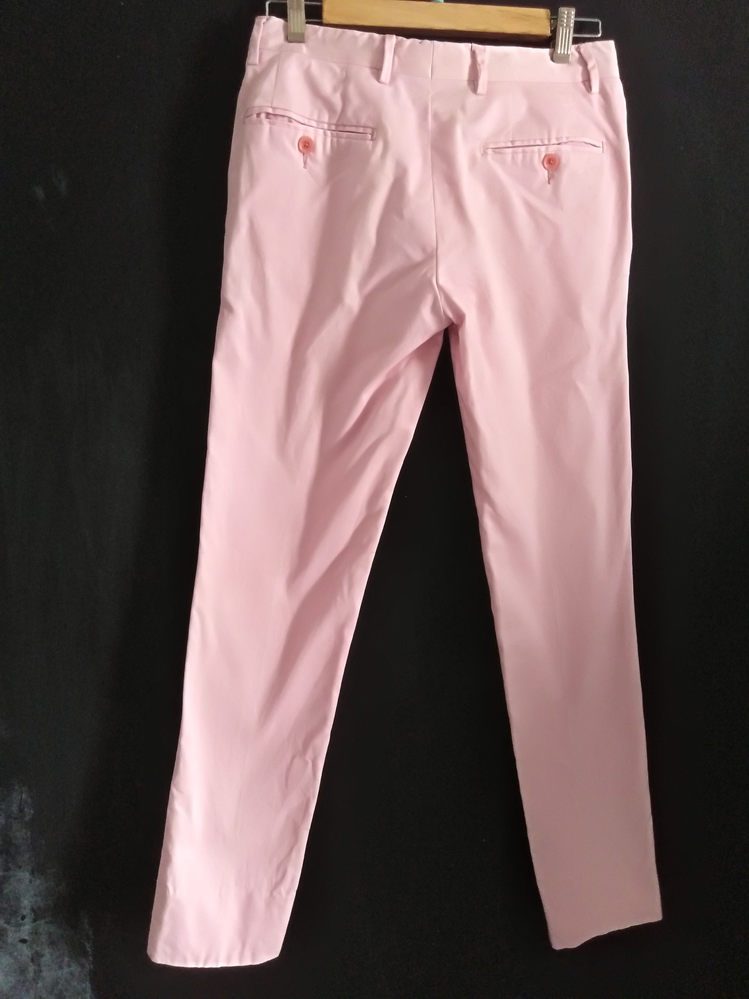 Dolce & Gabbana Dolce And Gabbana Pink Slack Pant Size US 31 - 2 Thumbnail