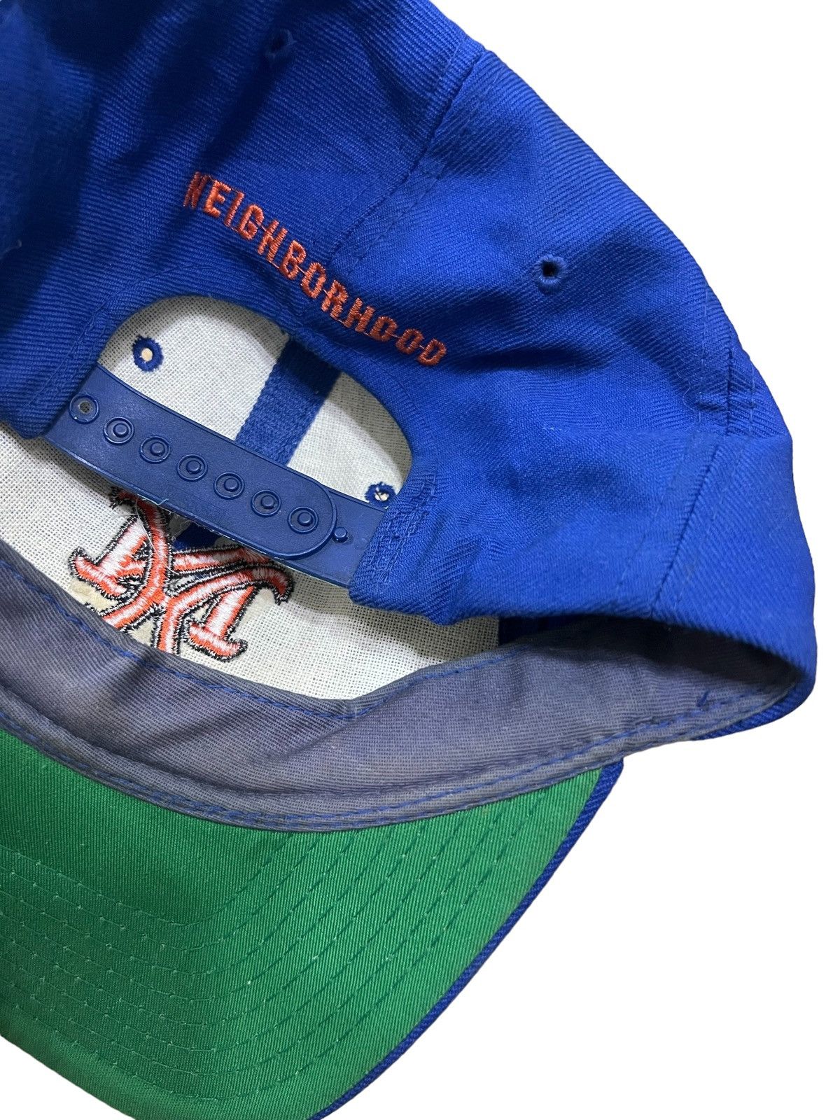 Neighborhood GRAIL🔥OG Neighborhood Skates NY Letterman Wool Snapback Hat Size ONE SIZE - 3 Thumbnail