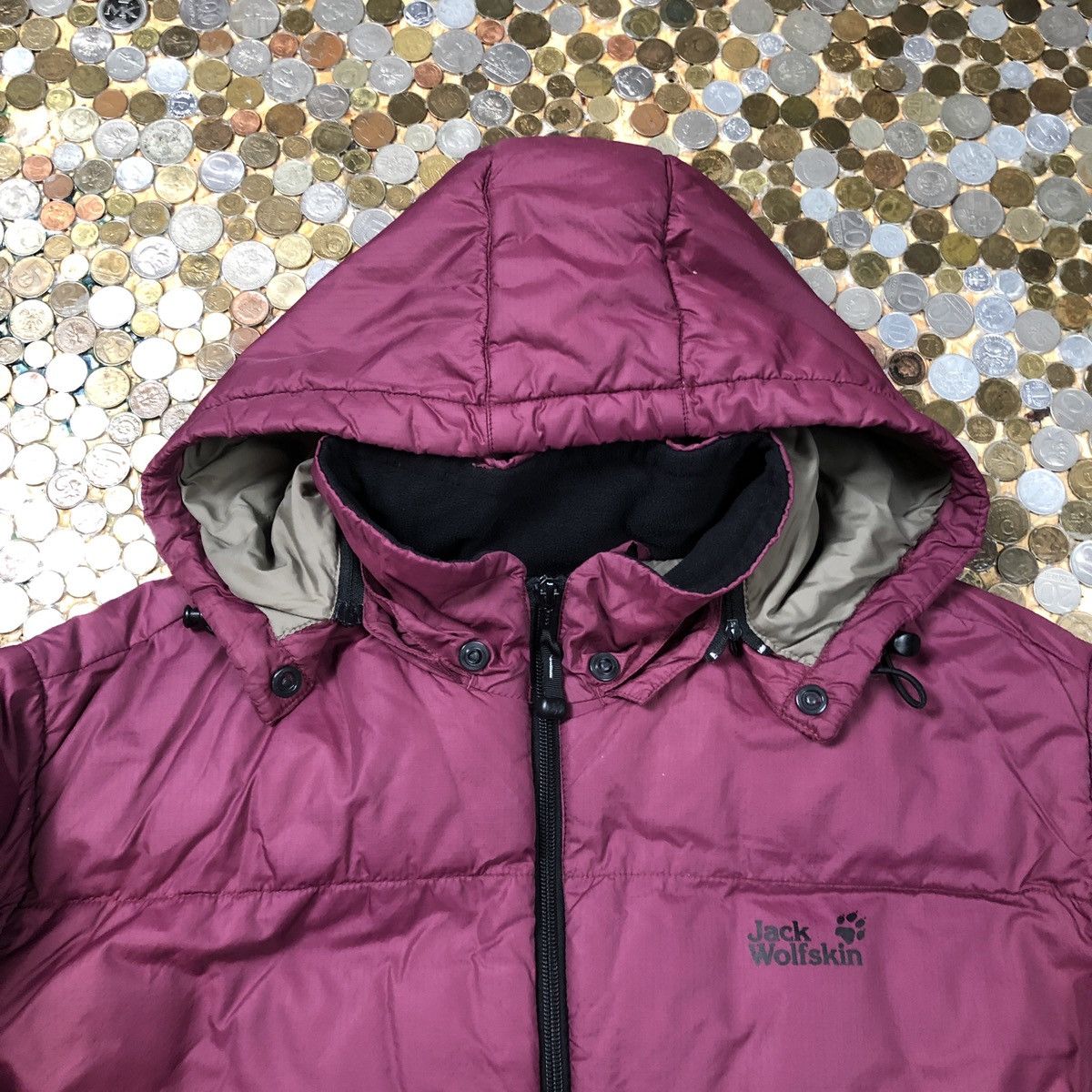 Jack Wolfskin Jack Wolfskin burgundy puffer jacket Size US XL / EU 56 / 4 - 3 Thumbnail