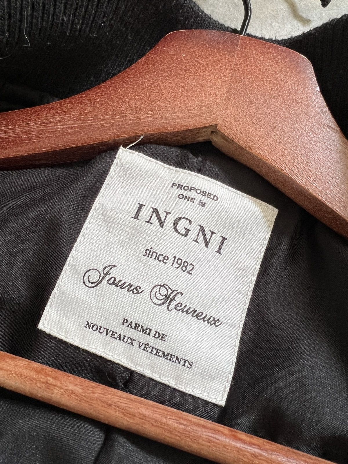 Other Ingni Black Bomber Jacket Japanese brand Size US XS / EU 42 / 0 - 13 Thumbnail