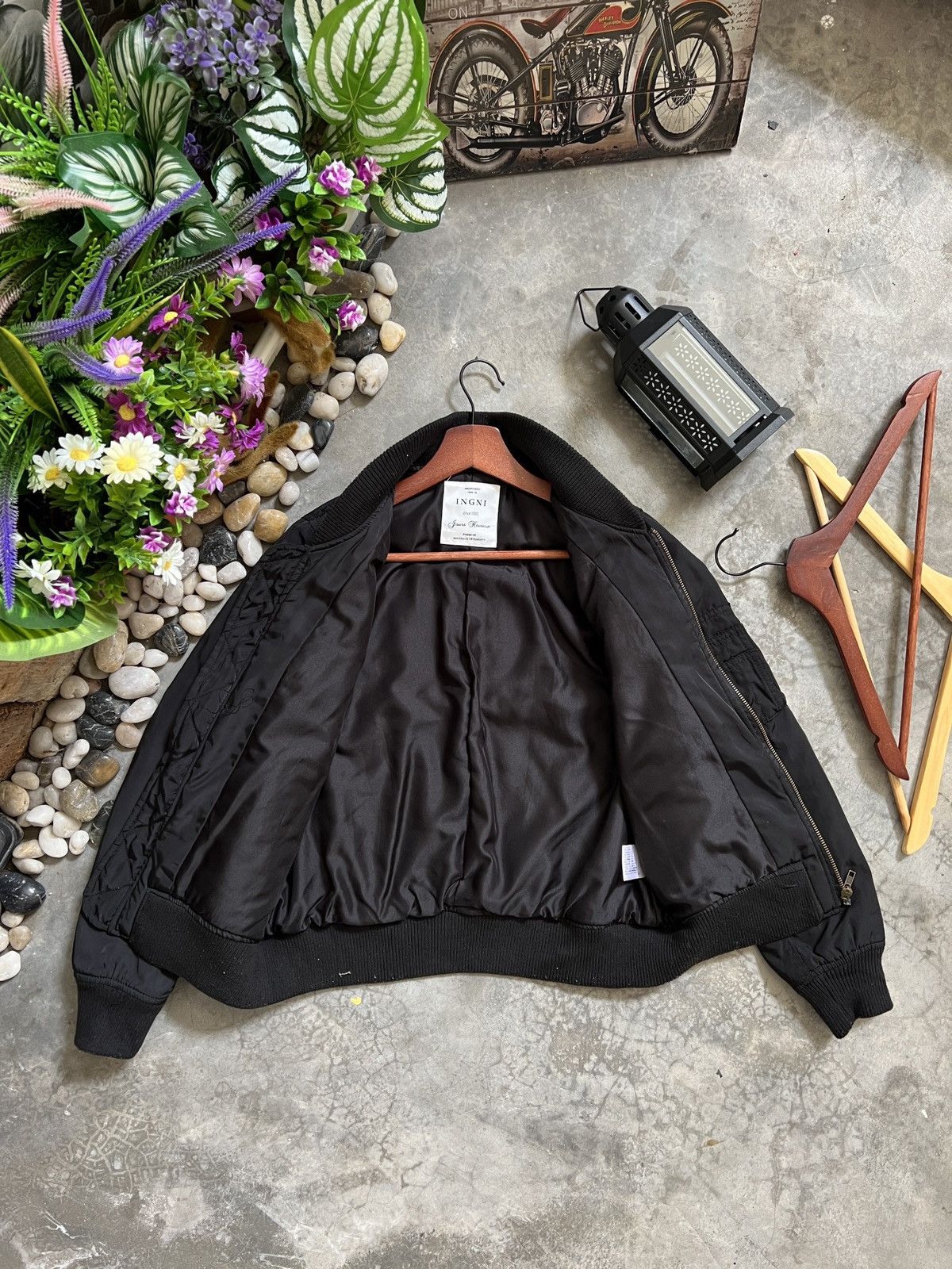 Other Ingni Black Bomber Jacket Japanese brand Size US XS / EU 42 / 0 - 11 Thumbnail