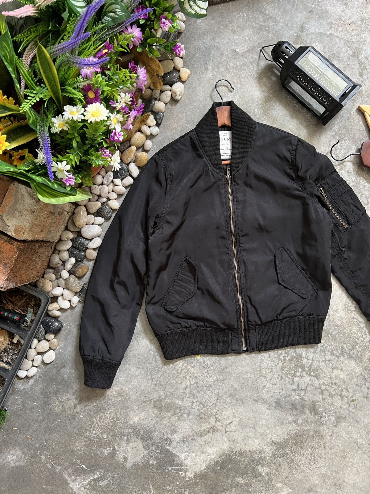 Other Ingni Black Bomber Jacket Japanese brand Size US XS / EU 42 / 0 - 3 Thumbnail