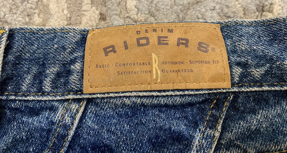 Lee × Vintage Blue Denim Lee Riders Jeans 16M Size 38" / US 16 / IT 52 - 7 Thumbnail