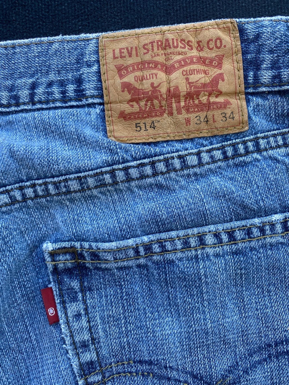 Jean × Levi's × Vintage VINTAGE LEVIS 514 JEANS SINGLE ’R’ - J420 Size US 35 - 11 Thumbnail