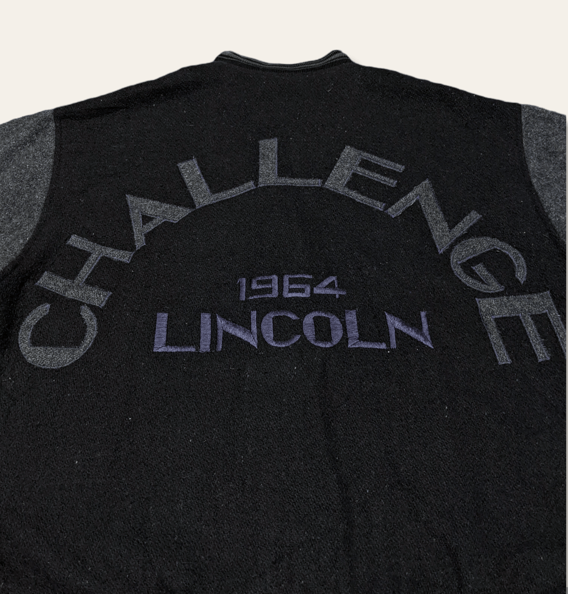 Japanese Brand × Vintage Vintage 80s Lincoln 1964 Challenge Wool Varsity Jacket Size US M / EU 48-50 / 2 - 3 Thumbnail