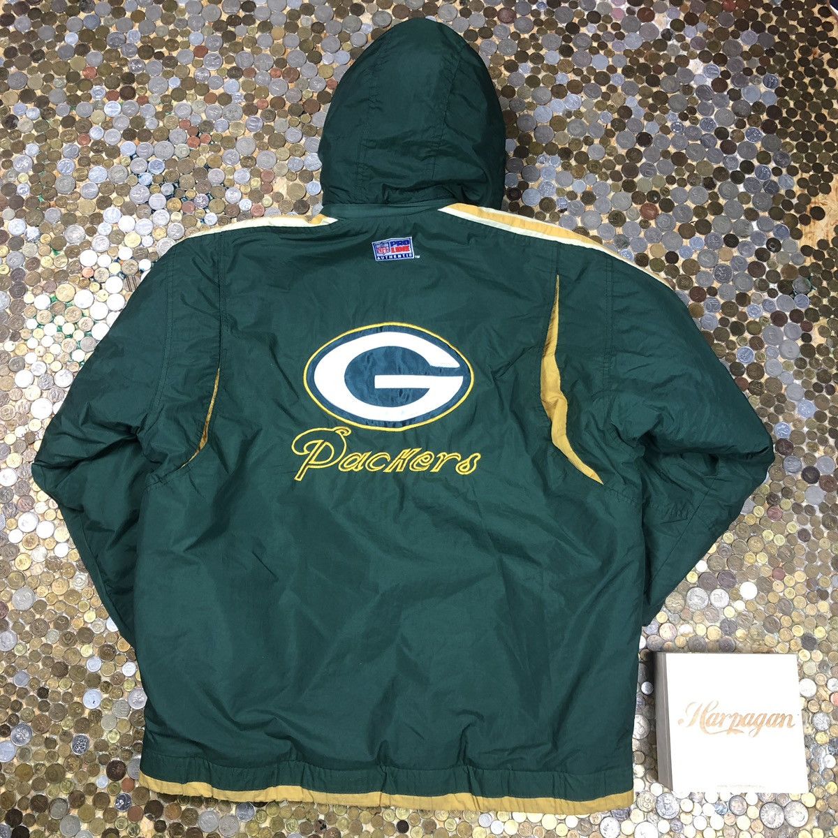 Starter Starter Green Bay Packers NFL vintage 1990s jacket Size US XL / EU 56 / 4 - 5 Thumbnail