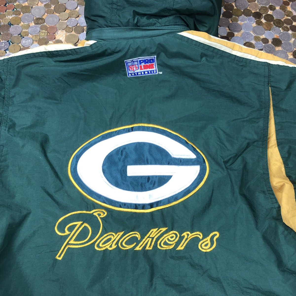 Starter Starter Green Bay Packers NFL vintage 1990s jacket Size US XL / EU 56 / 4 - 6 Thumbnail
