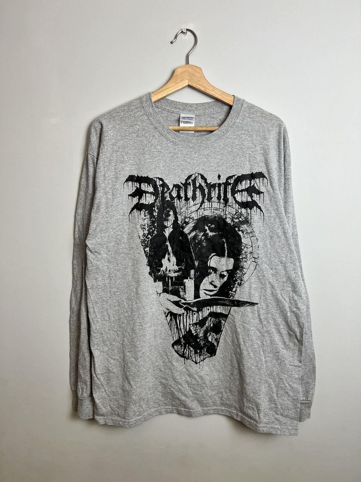 Band Tees Rare 00s Vintage Deathrite Death Metal Band T Shirt Grindcor Size US L / EU 52-54 / 3 - 1 Thumbnail