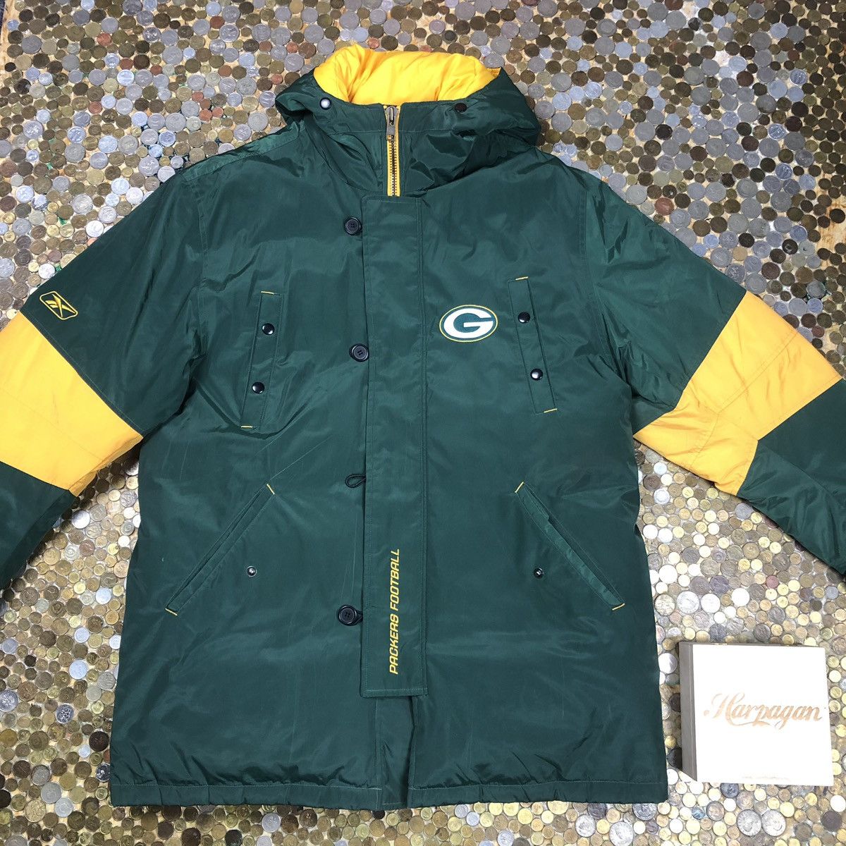 Reebok NFL Green Bay Packers vintage 1990s winter jacket