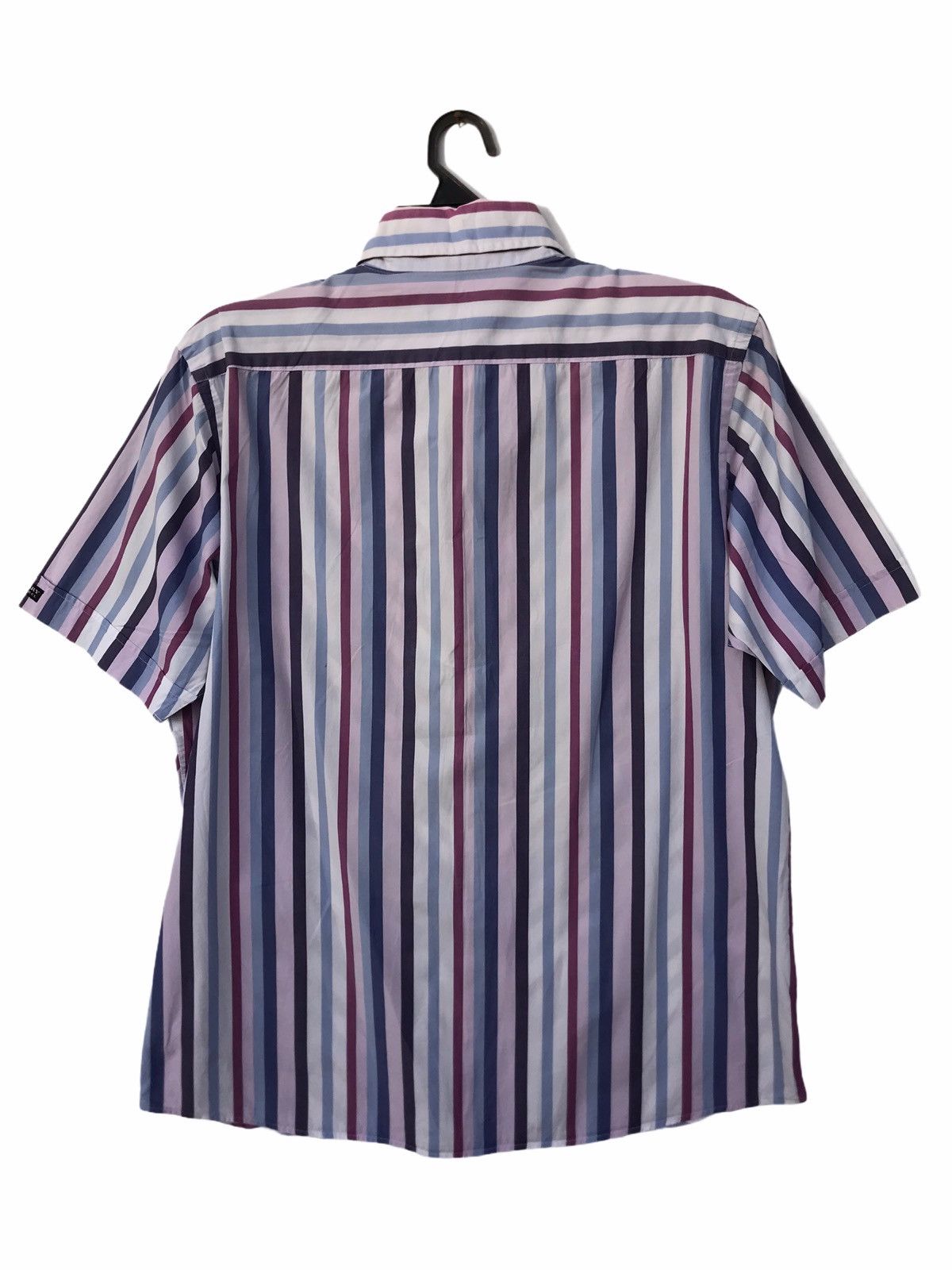 Burberry Vintage Burberry Diagonal Stripe Shirt Size US L / EU 52-54 / 3 - 2 Thumbnail