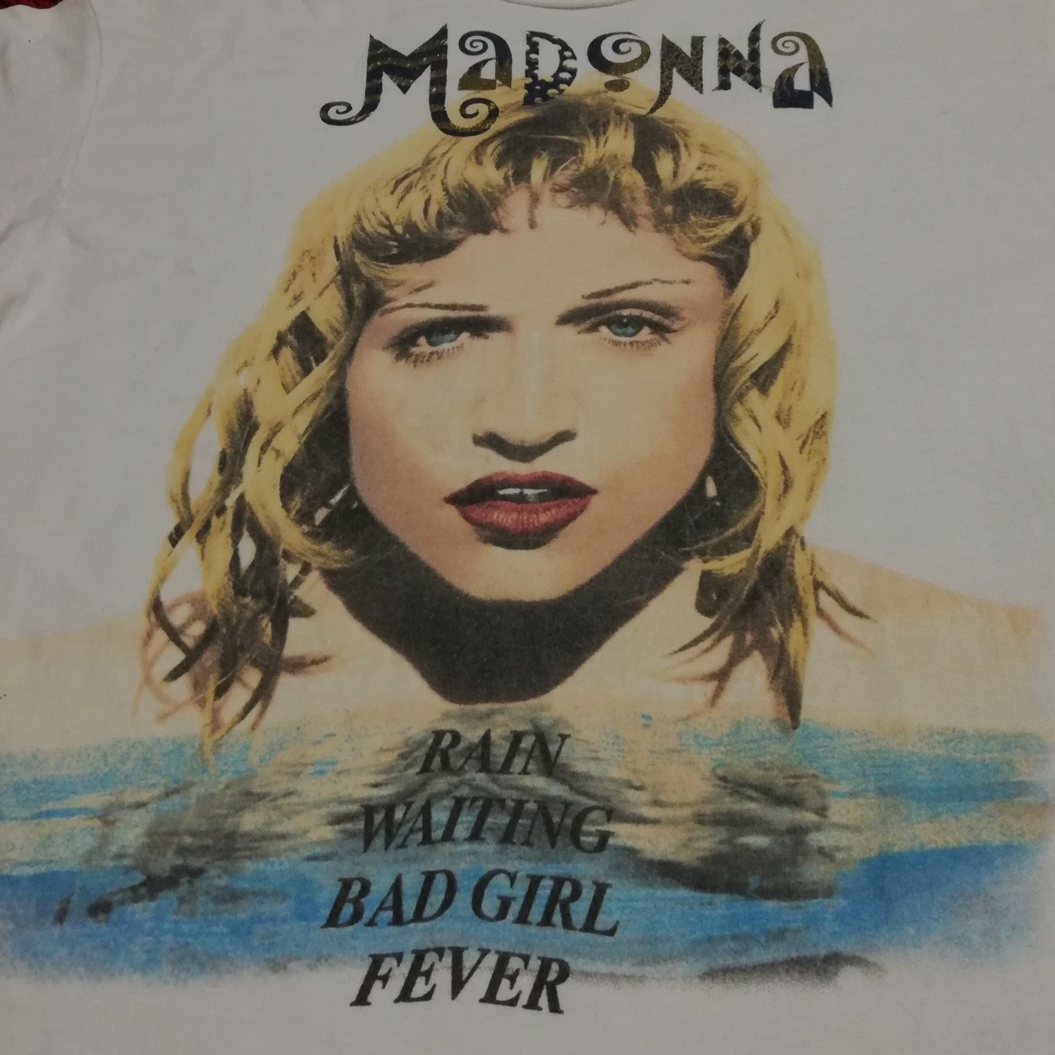 1993 MADONNA Rain Waiting Bad Girl Fever BOY TOY Tee