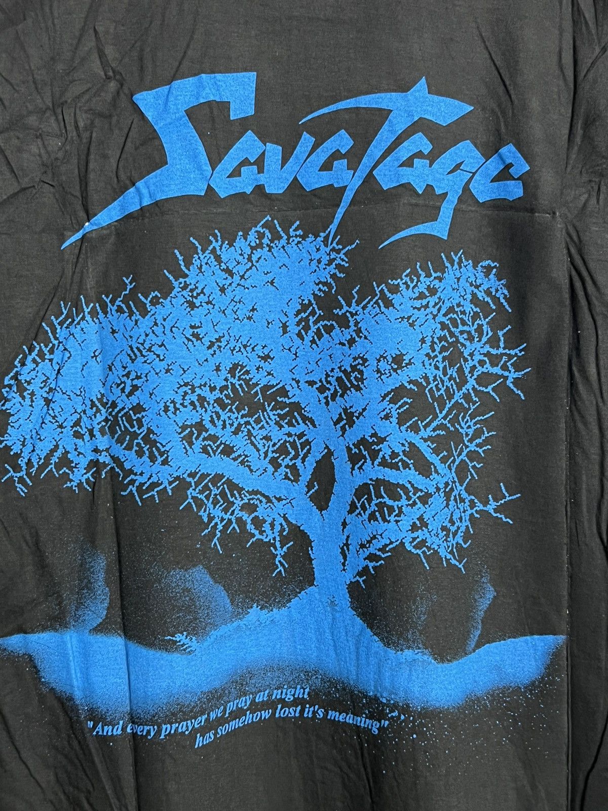 Band Tees Rare Vintage 1995 Savatage Dead Winter Dead Metal Band Tee Size US XL / EU 56 / 4 - 4 Thumbnail