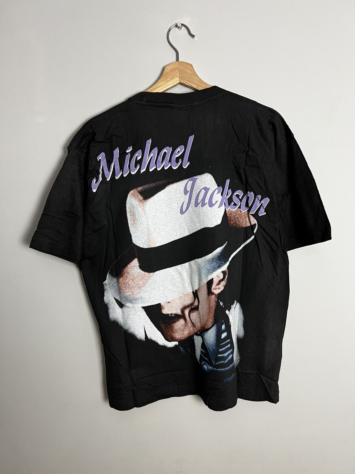 Band Tees Vintage 90s Michael Jackson King Of Pop Music Band Tee Size US M / EU 48-50 / 2 - 2 Thumbnail