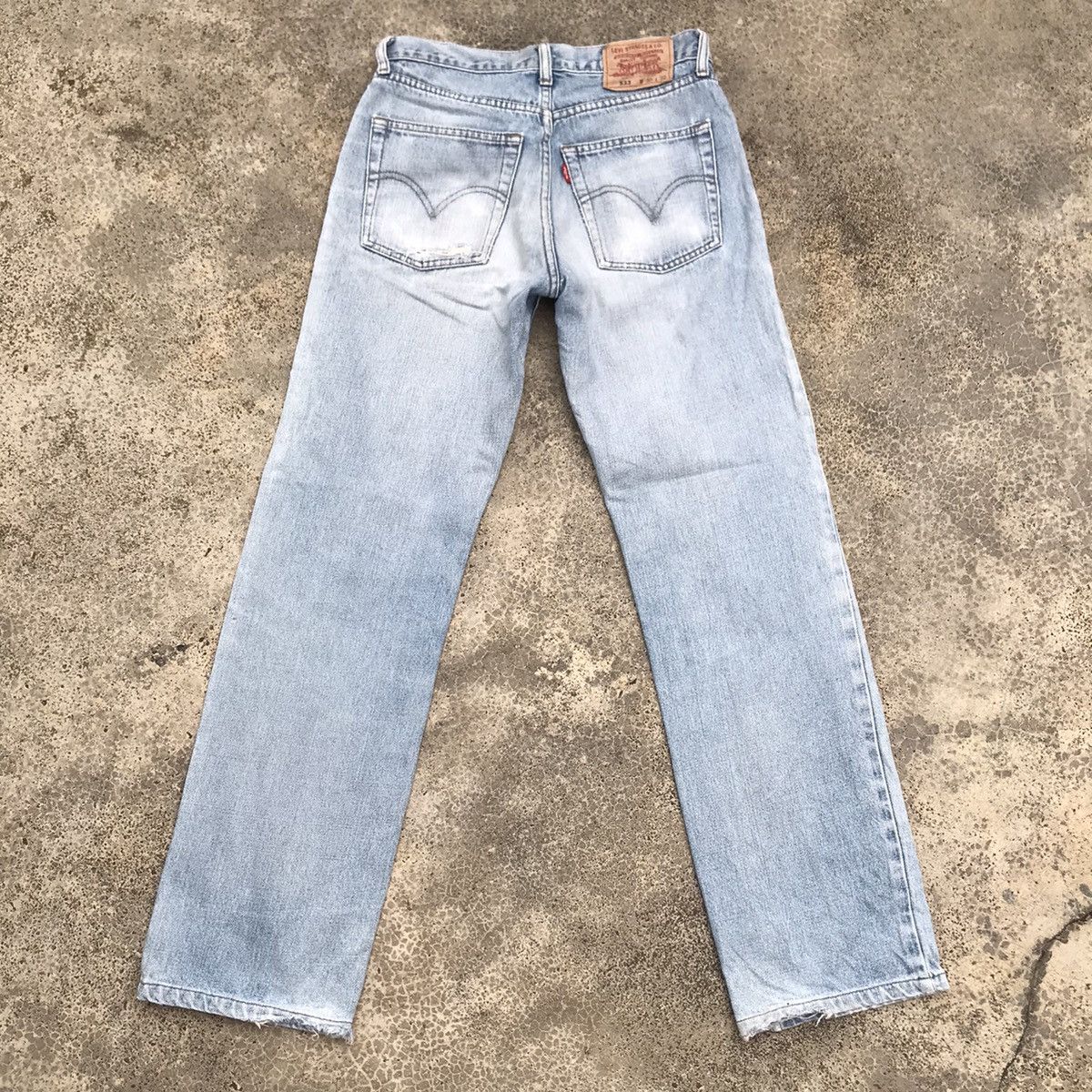 Levi's Distressed! Levi’s 533 Jeans Levis Faded Denim Pants Size US 29 - 19 Thumbnail