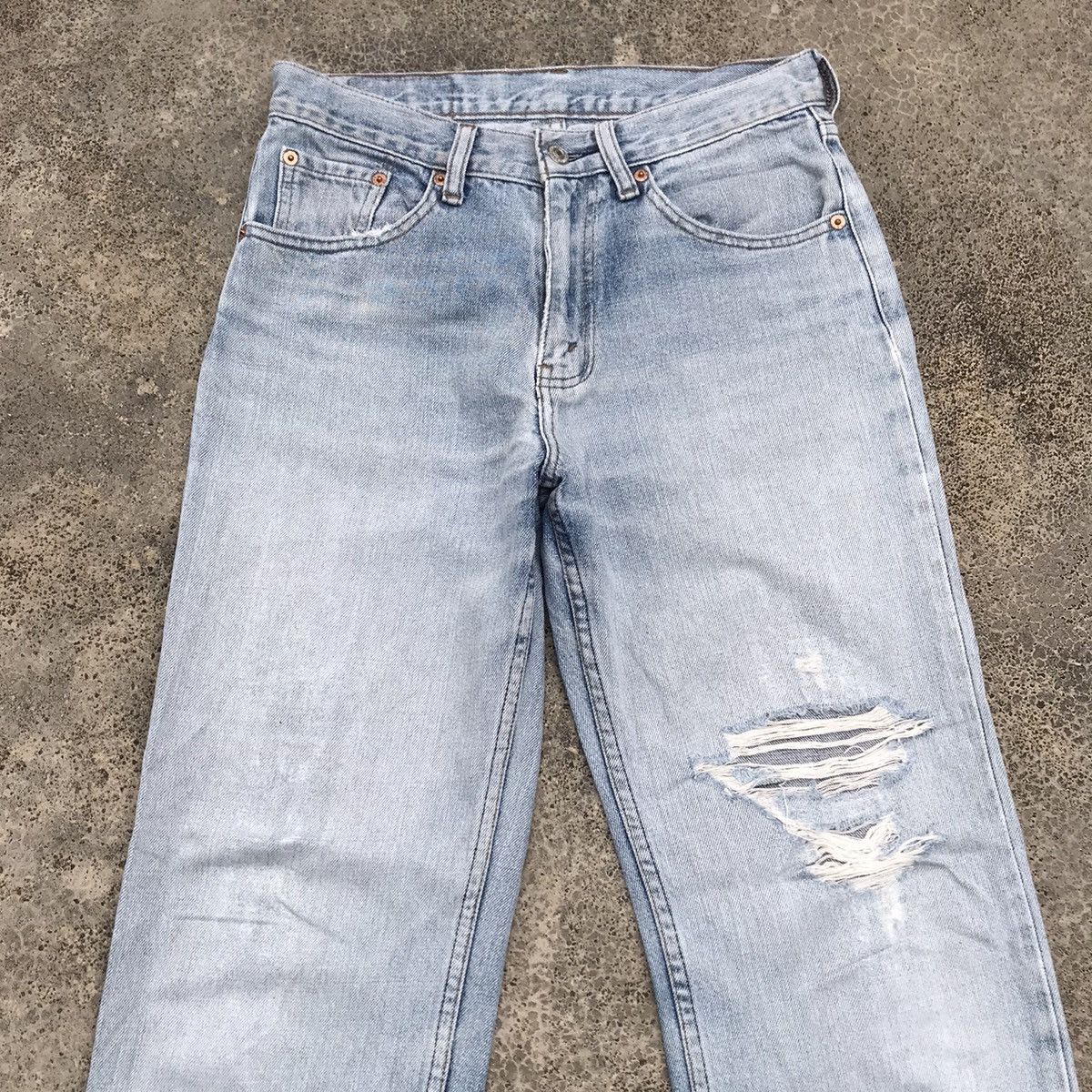 Levi's Distressed! Levi’s 533 Jeans Levis Faded Denim Pants Size US 29 - 2 Thumbnail