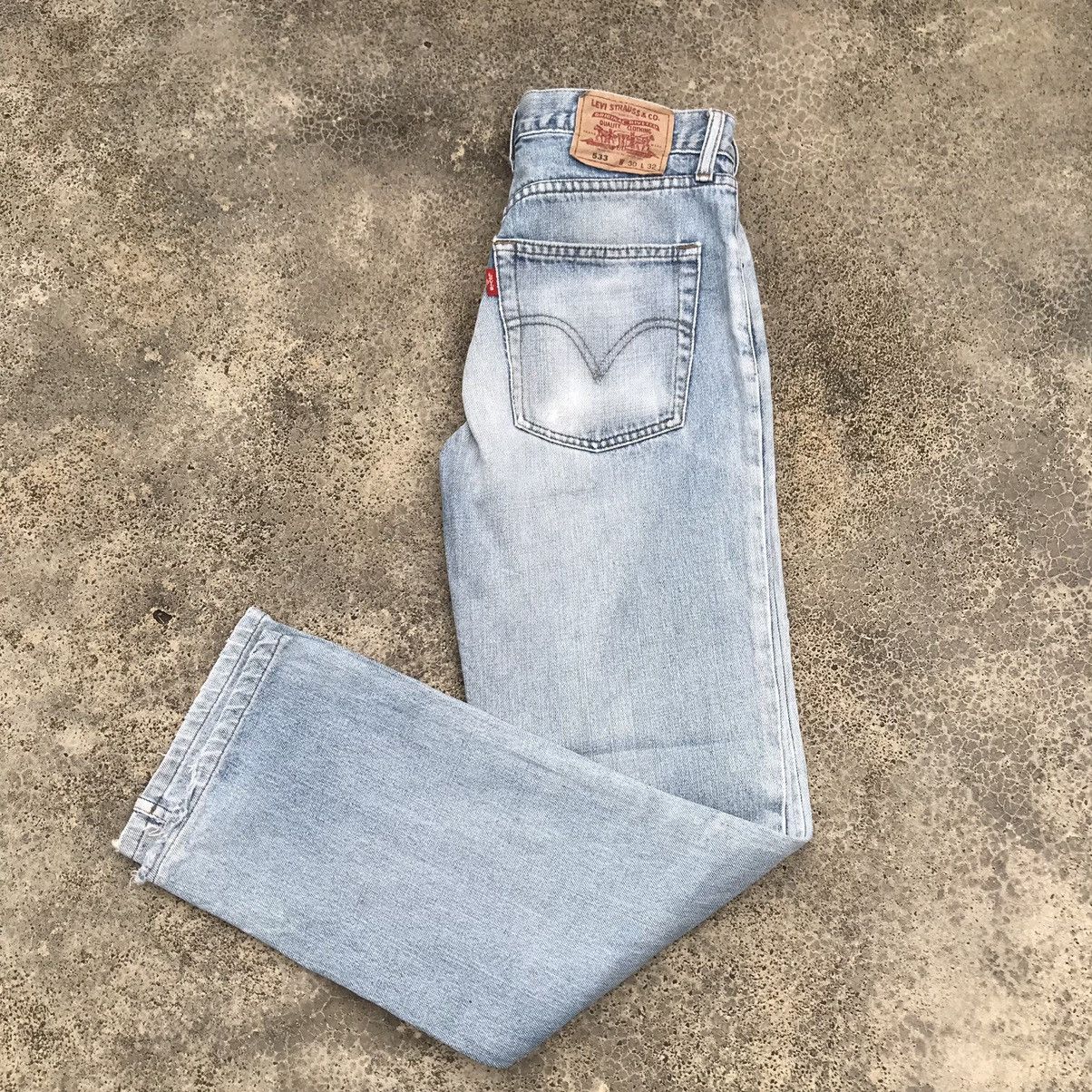 Levi's Distressed! Levi’s 533 Jeans Levis Faded Denim Pants Size US 29 - 6 Thumbnail