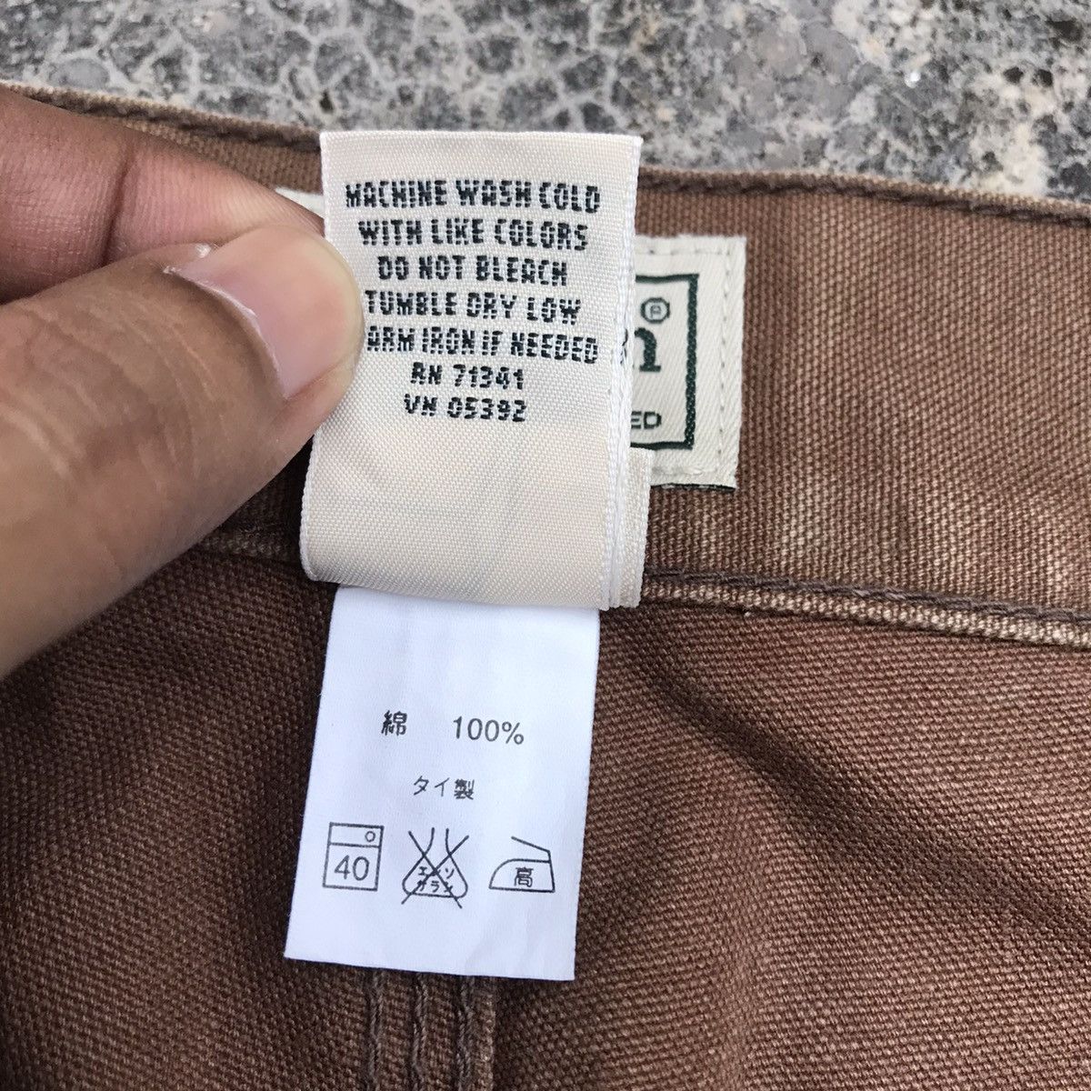 L.L. Bean Vintage L.L Bean Faded Trousers Pants Size US 34 / EU 50 - 10 Thumbnail