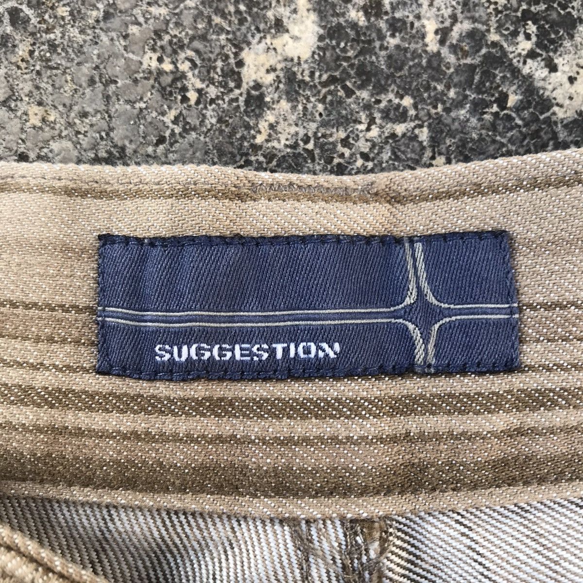 Japanese Brand Suggestion Distressed Hickory Striped Denim Pants Size US 29 - 9 Thumbnail