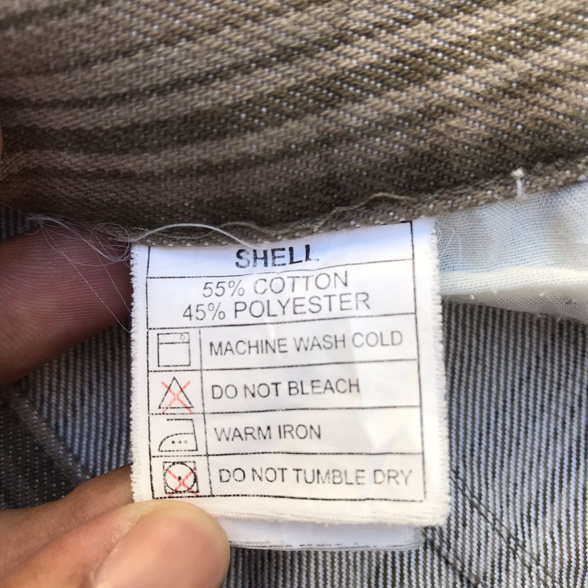 Japanese Brand Suggestion Distressed Hickory Striped Denim Pants Size US 29 - 10 Thumbnail