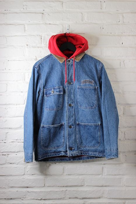 Supreme hooded hot sale chore coat