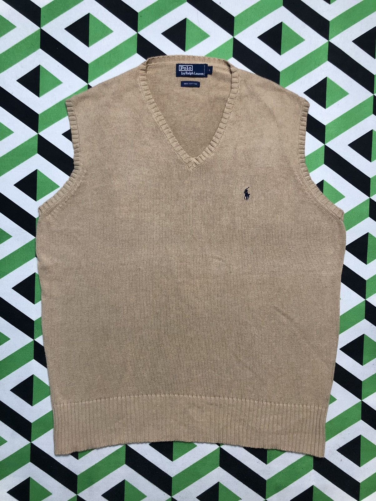 Polo Ralph Lauren Vintage POLO RALPH LAUREN Knit sleeveless Size US L / EU 52-54 / 3 - 1 Thumbnail