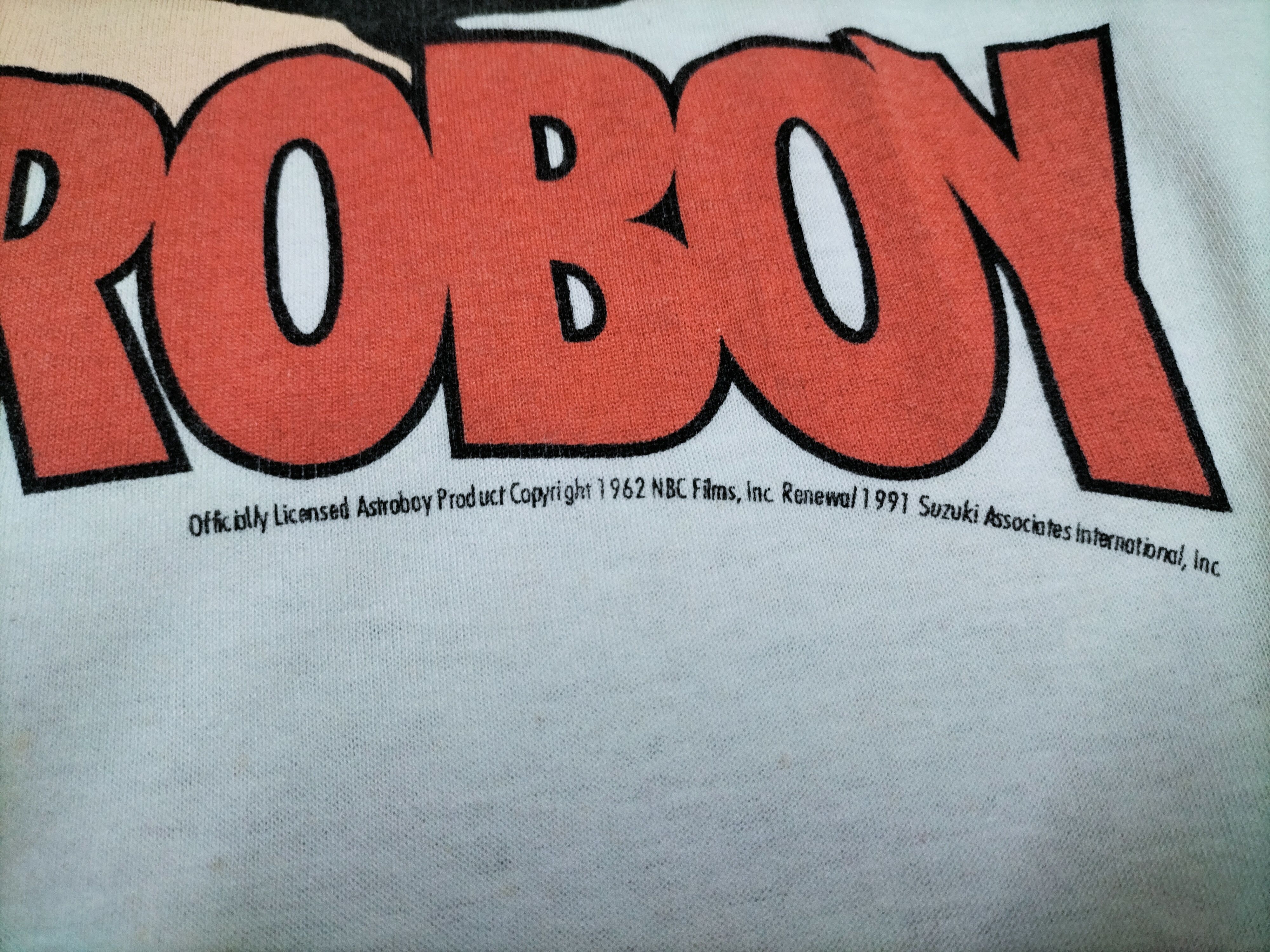 Anime × Vintage Vintage 90's Astroboy ringer shirt Size US L / EU 52-54 / 3 - 9 Thumbnail