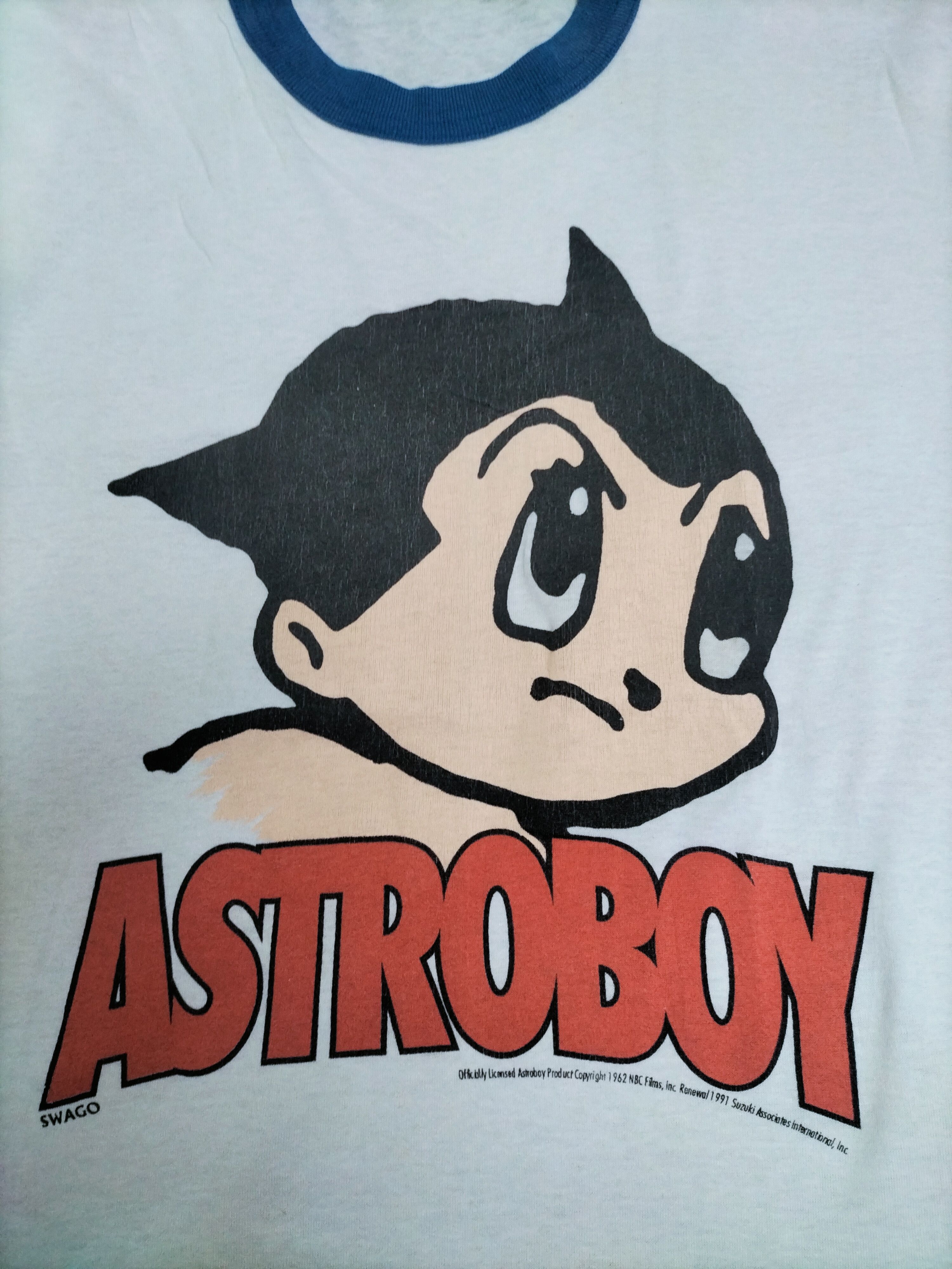 Anime × Vintage Vintage 90's Astroboy ringer shirt Size US L / EU 52-54 / 3 - 8 Thumbnail