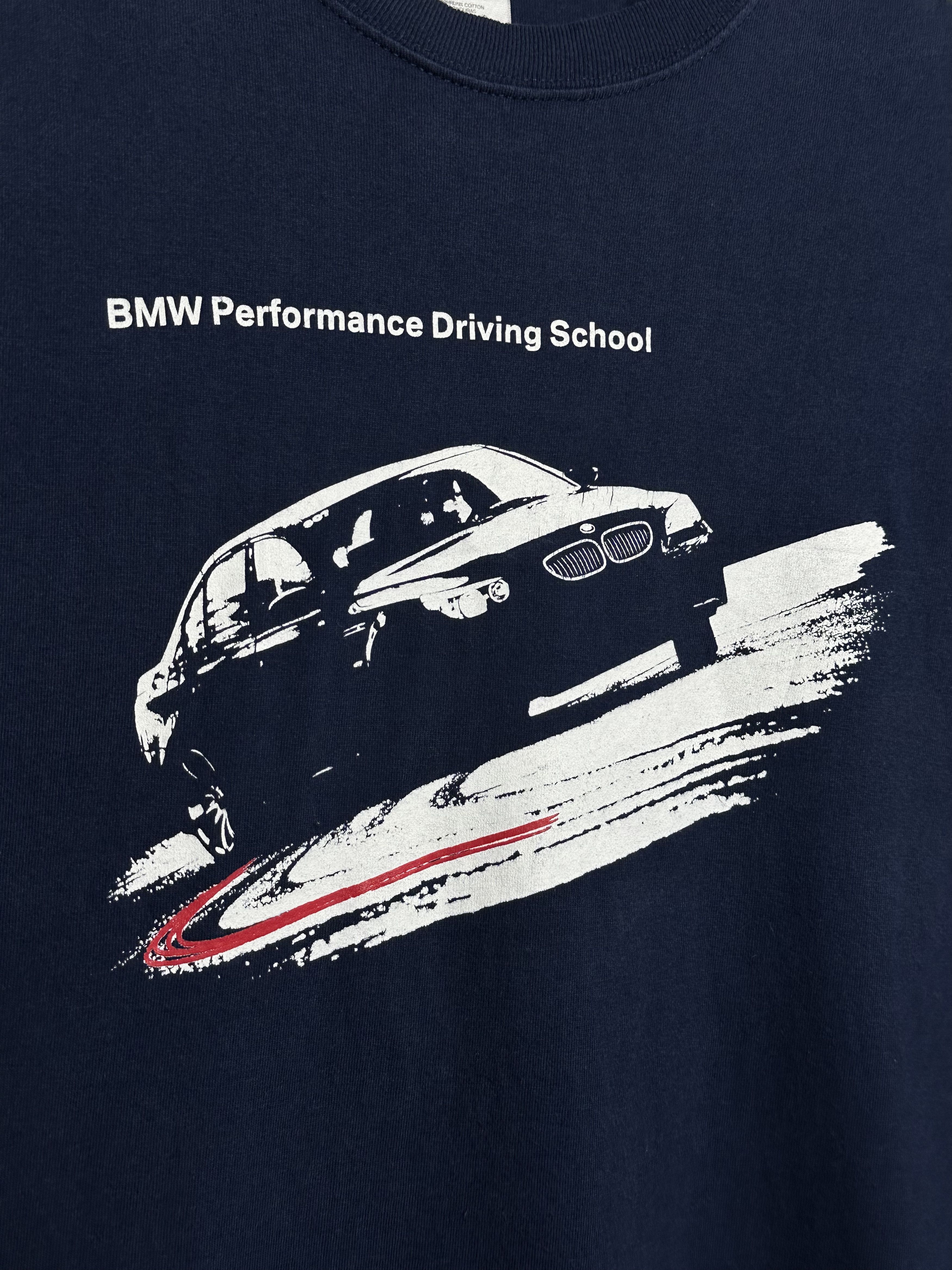 Vintage 🚨Vintage BMW Performance Driving School Car Promo T-Shirt Size US XL / EU 56 / 4 - 2 Thumbnail