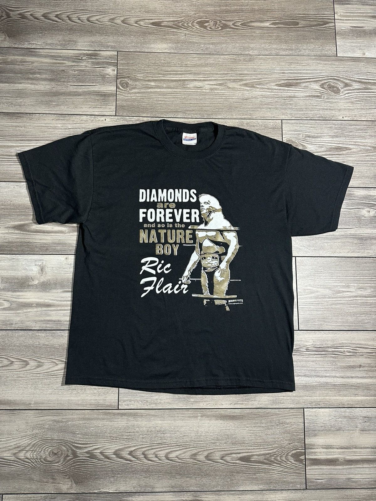 Vintage Vintage Y2K Ric Flair Nature Boy T Shirt Size US L / EU 52-54 / 3 - 1 Thumbnail
