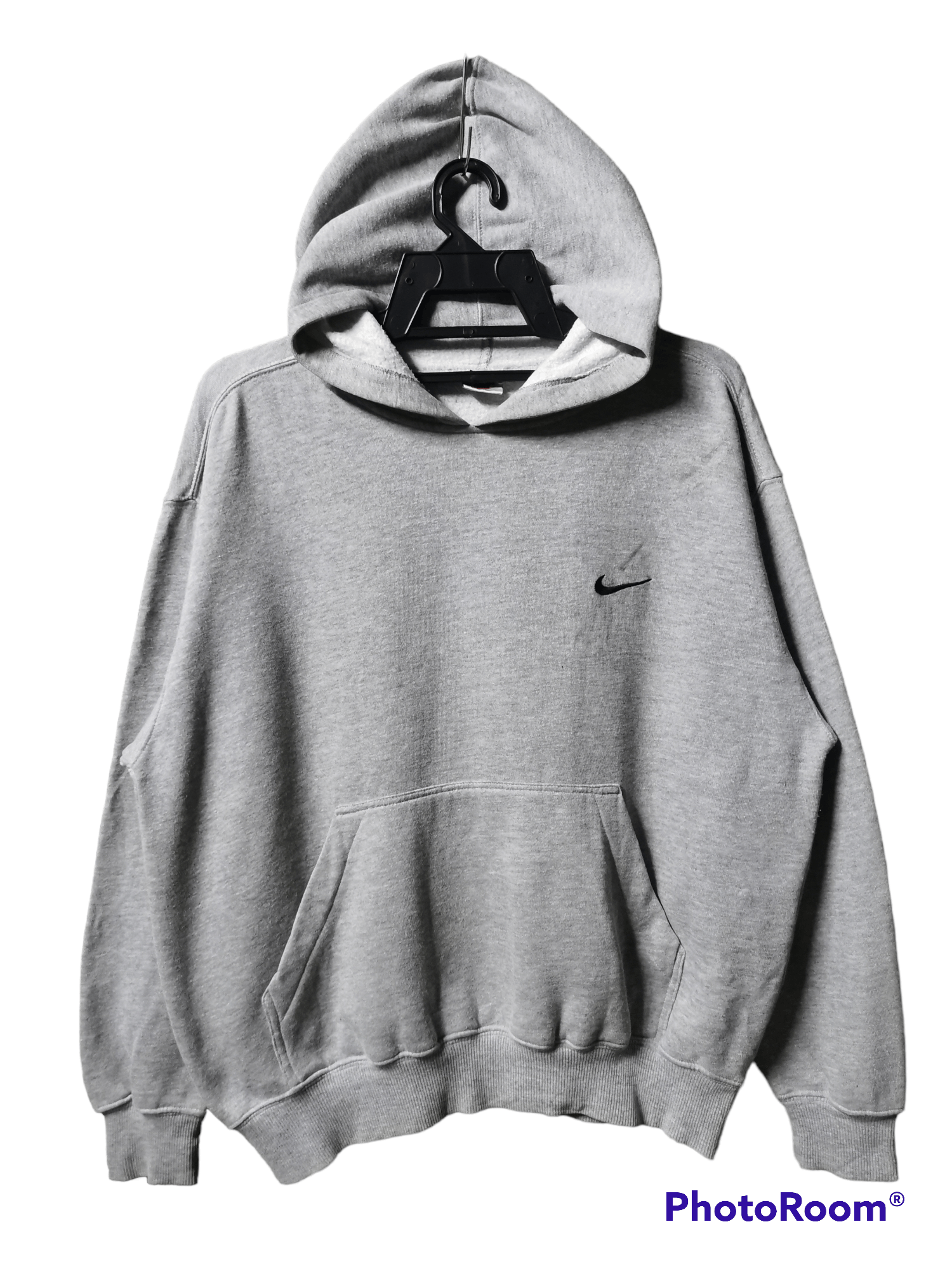 Nike White Tag Small Swoosh Hoodie